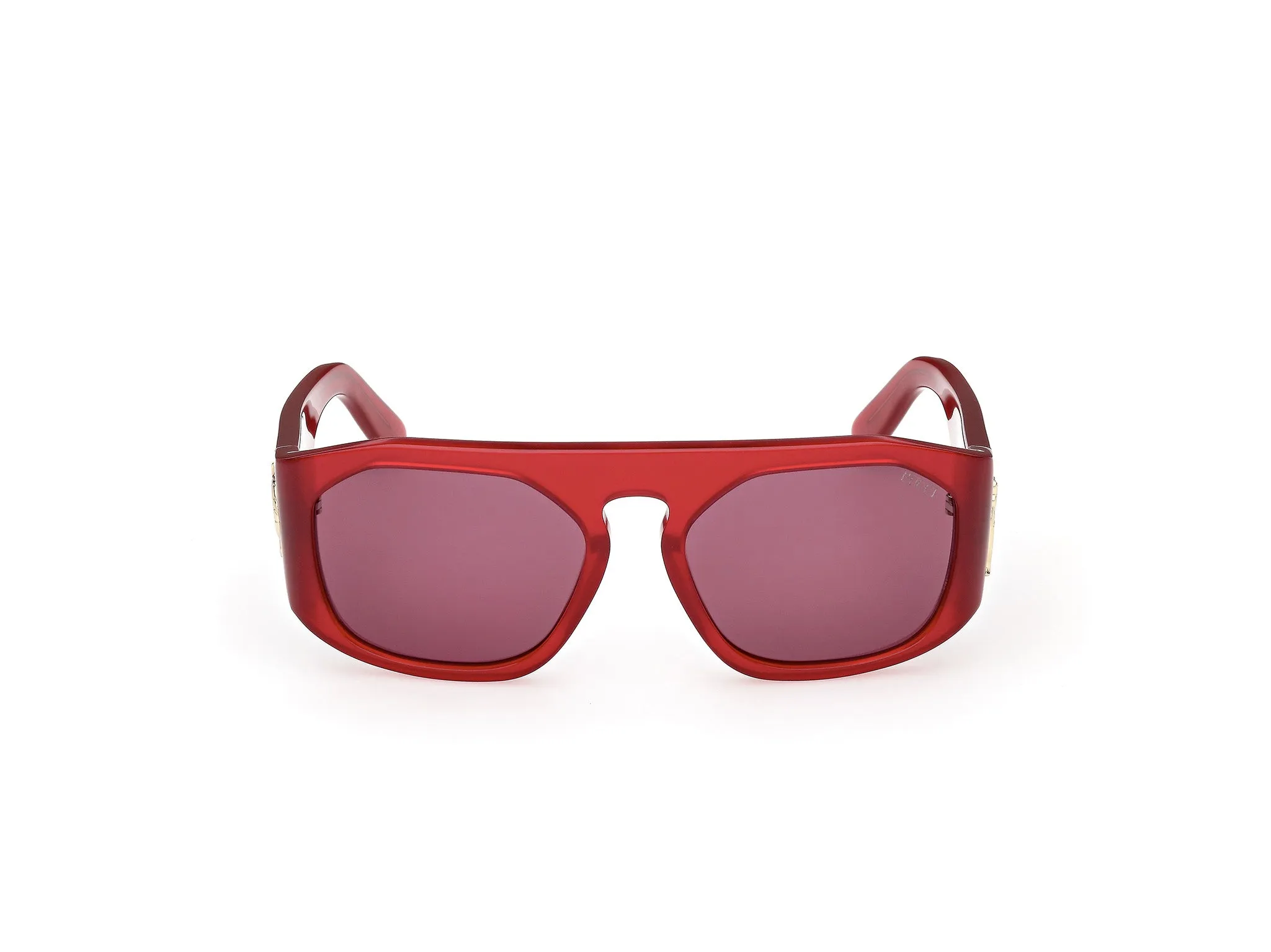Emilio Pucci EP0242 66S Occhiali da sole Acetato Rosso Bordeaux Squadrata Normale - immagine 2