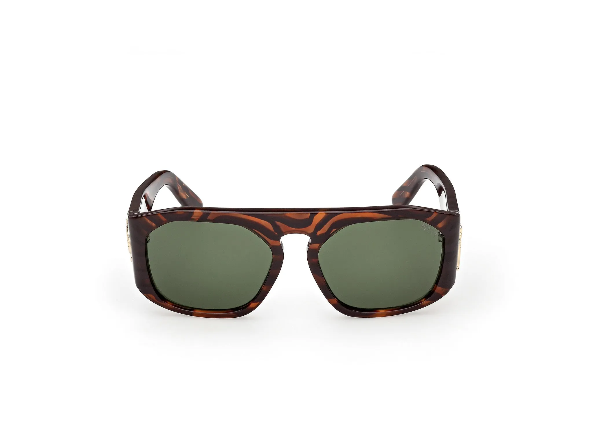 Emilio Pucci EP0242 56N Occhiali da sole Acetato Havana Verde Squadrata Normale - immagine 2