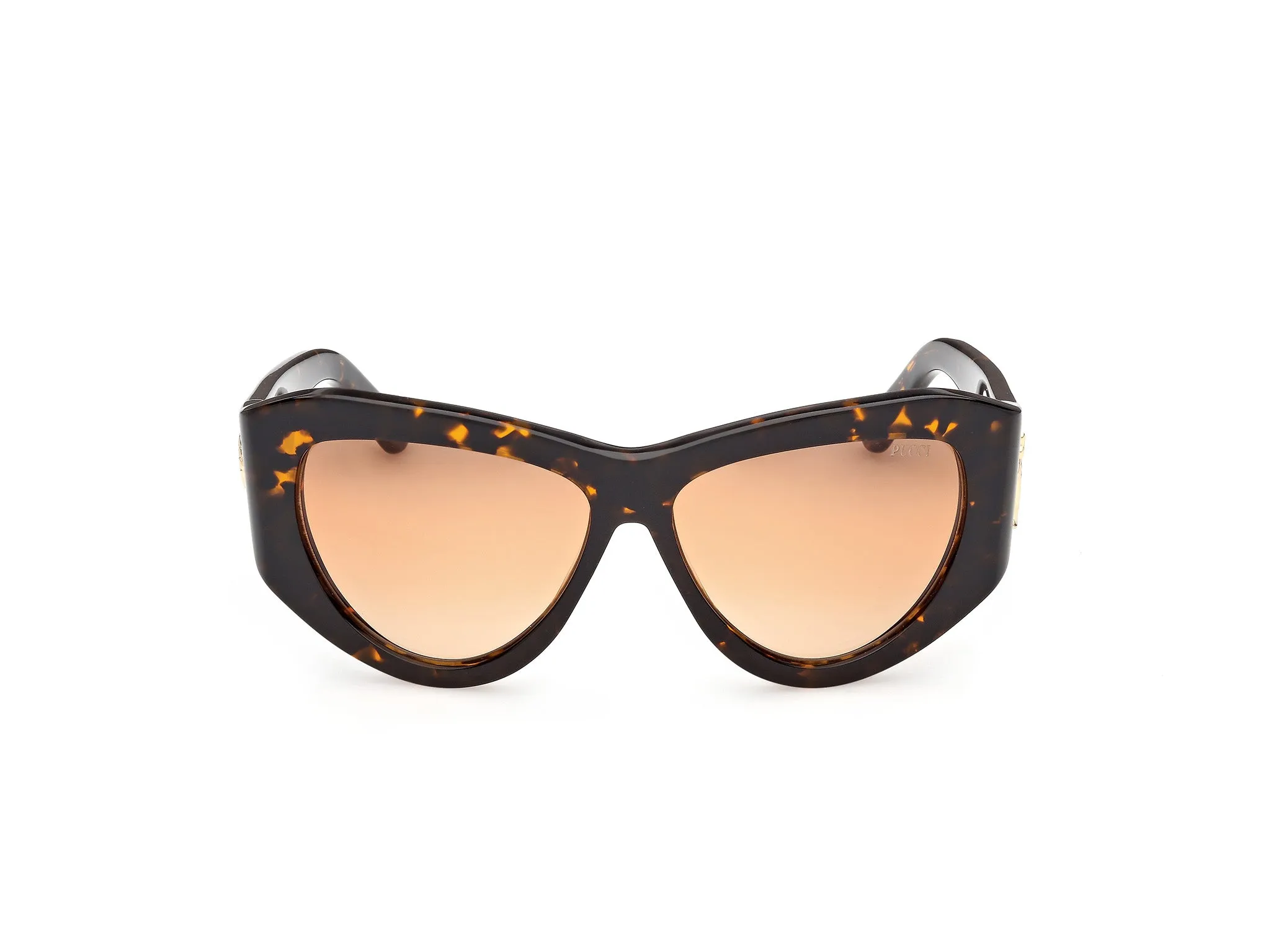 Emilio Pucci EP0241 52F Occhiali da sole Acetato Havana Marrone Cat Eye Normale - immagine 2