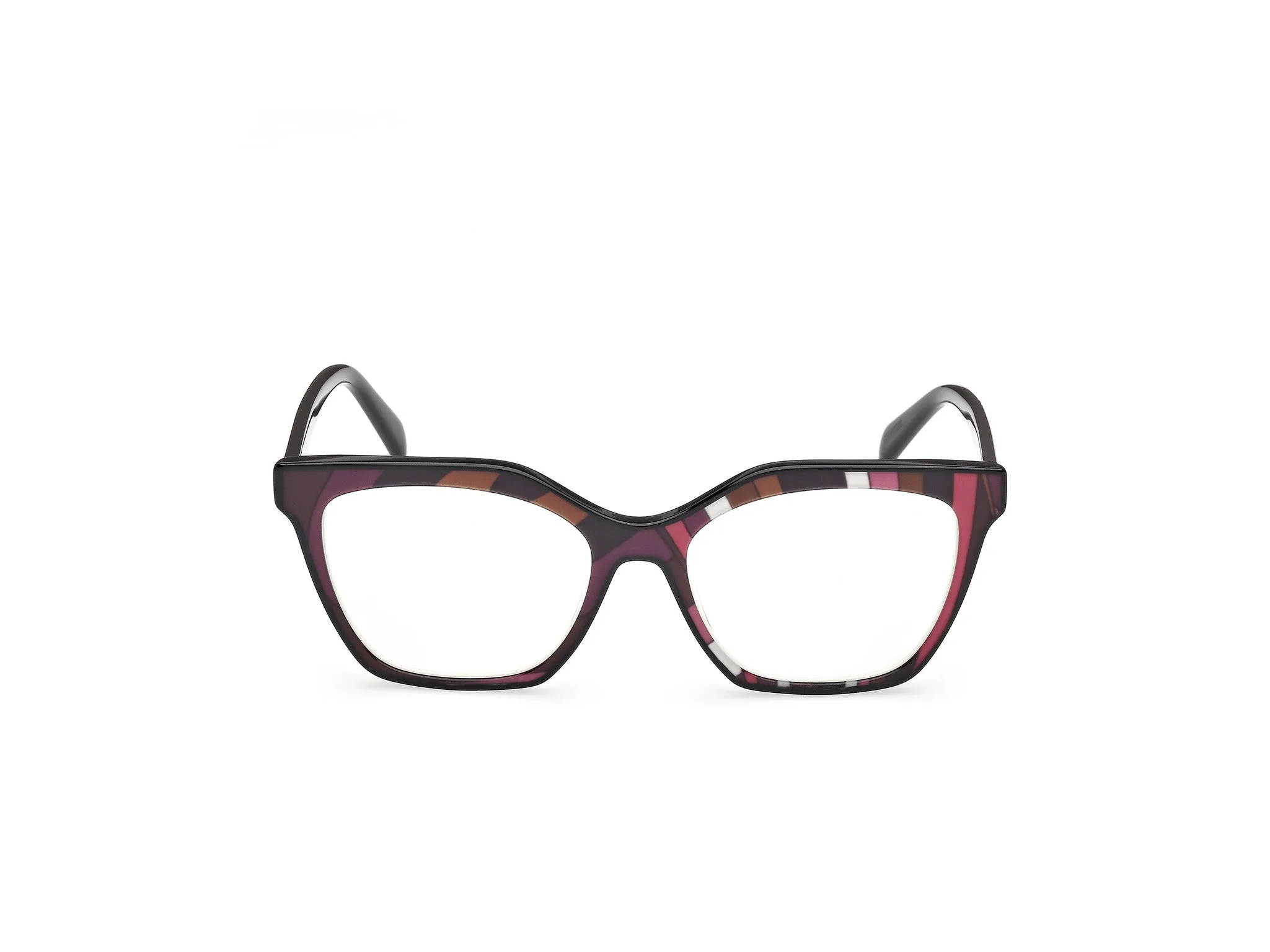Emilio Pucci EP5239 099 Montature da vista Acetato Nero Geometrica Normale - immagine 2