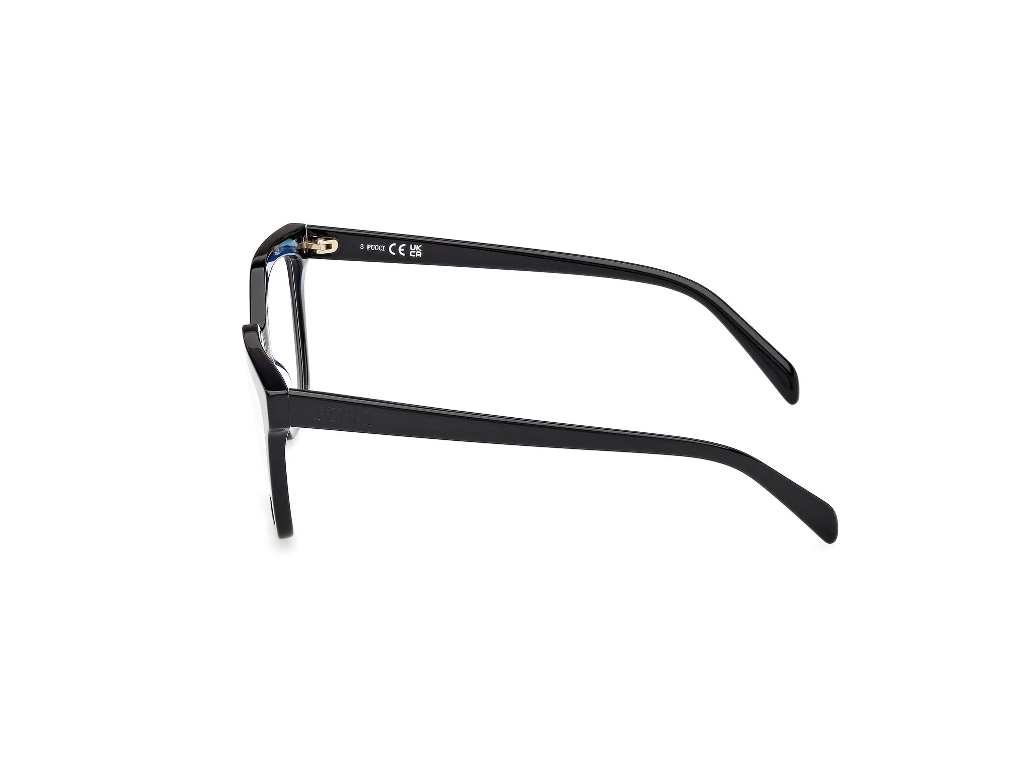 Emilio Pucci EP5239 001 Montature da vista Acetato Multi-colore Geometrica Normale - immagine 3