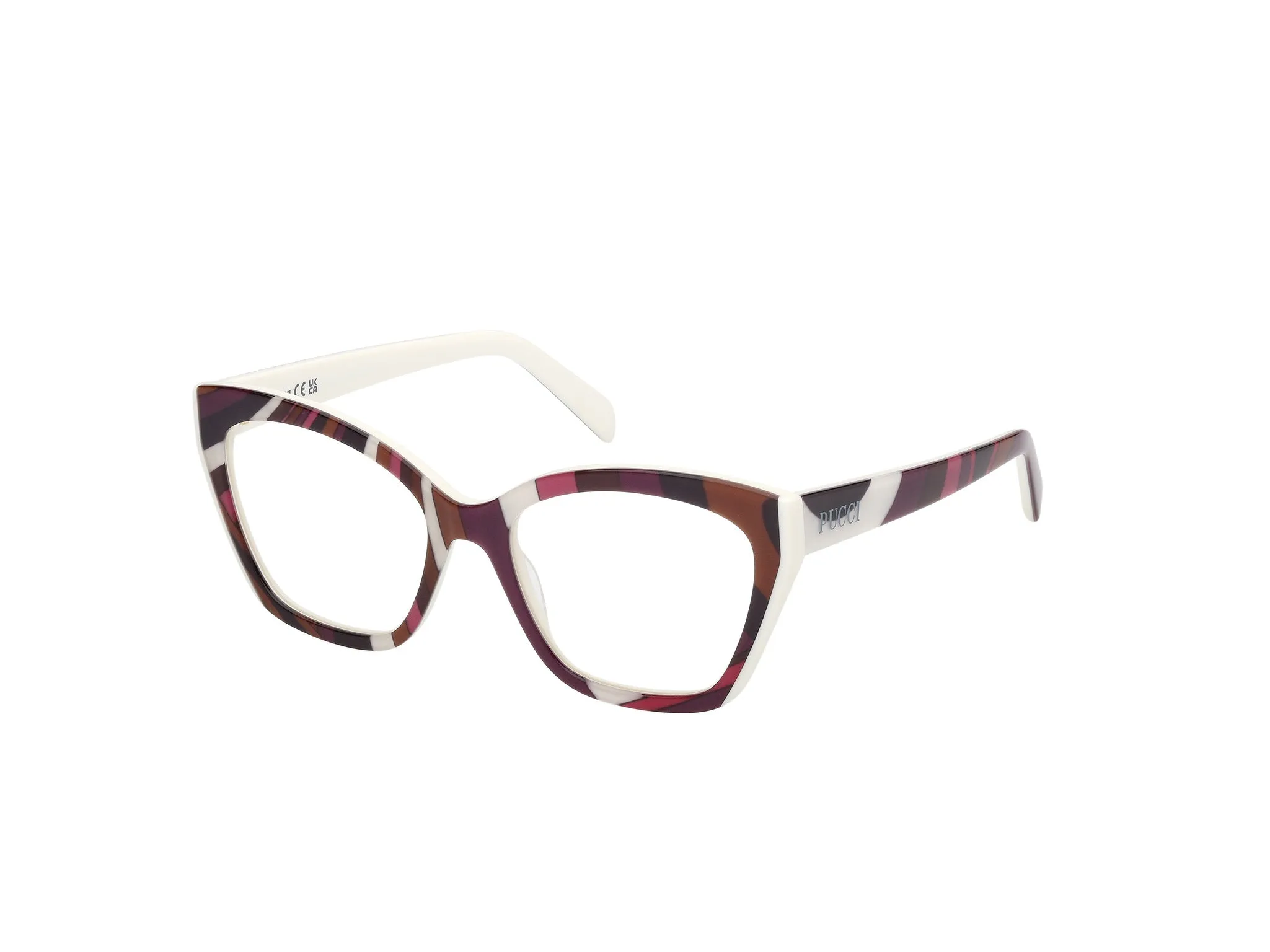 Emilio Pucci EP5216 099 Montature da vista Acetato Multi-colore Farfalla Normale - immagine 1
