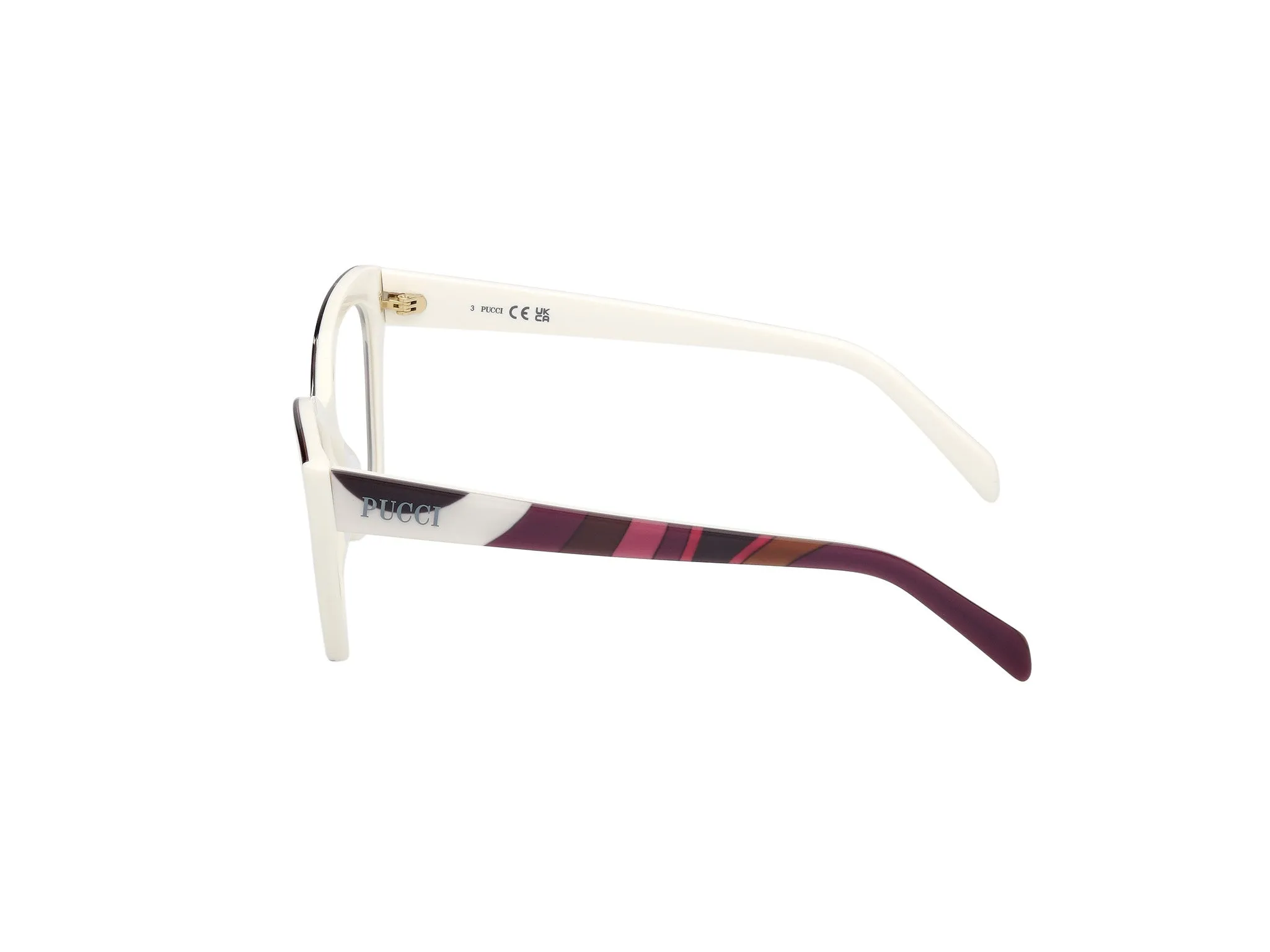 Emilio Pucci EP5216 099 Montature da vista Acetato Multi-colore Farfalla Normale - immagine 3