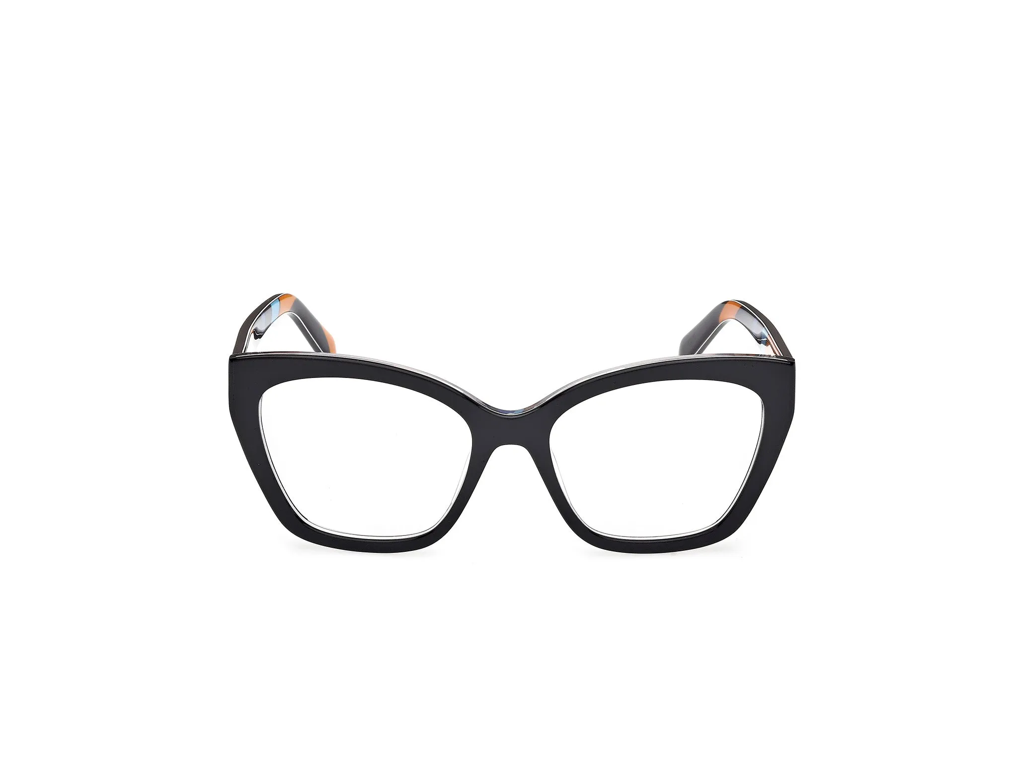 Emilio Pucci EP5216 001 Montature da vista Acetato Nero Farfalla Normale - immagine 2