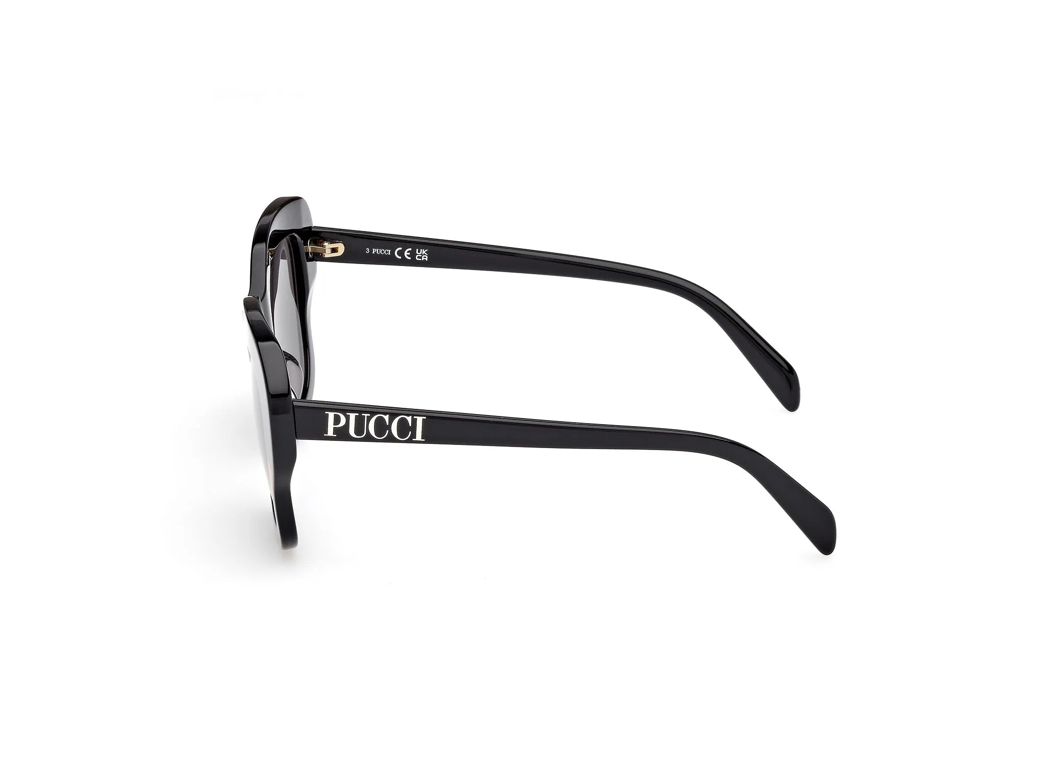 Emilio Pucci EP0220 99A Occhiali da sole Acetato Multi-colore Fumo Squadrata Normale - immagine 3