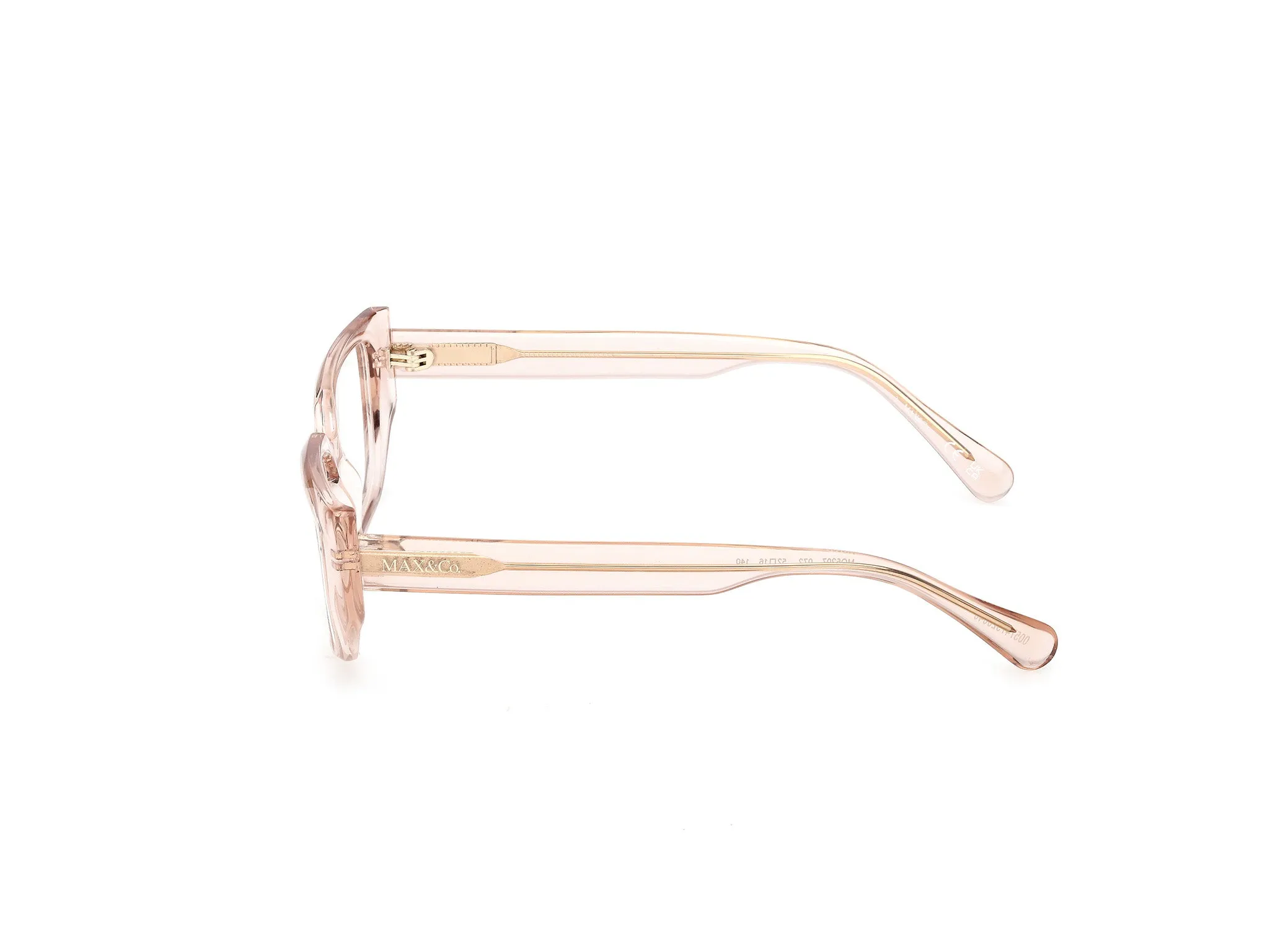 MAX&Co MO5207 072 Montature da vista Iniettato Rosa Geometrica Normale - immagine 3