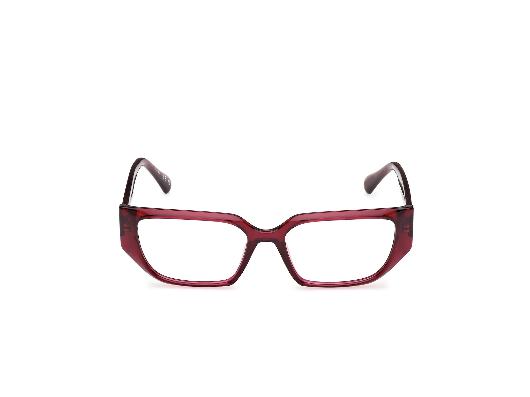 MAX&Co MO5207 069 Montature da vista Iniettato Bordeaux Geometrica Normale - immagine 2