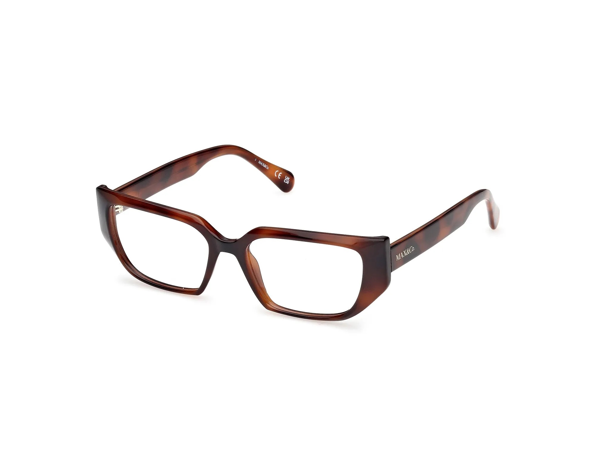 MAX&Co MO5207 052 Montature da vista Iniettato Havana Geometrica Normale - immagine 1
