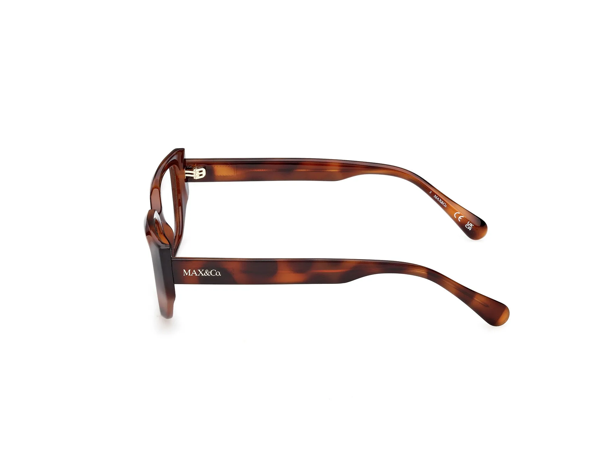 MAX&Co MO5207 052 Montature da vista Iniettato Havana Geometrica Normale - immagine 3