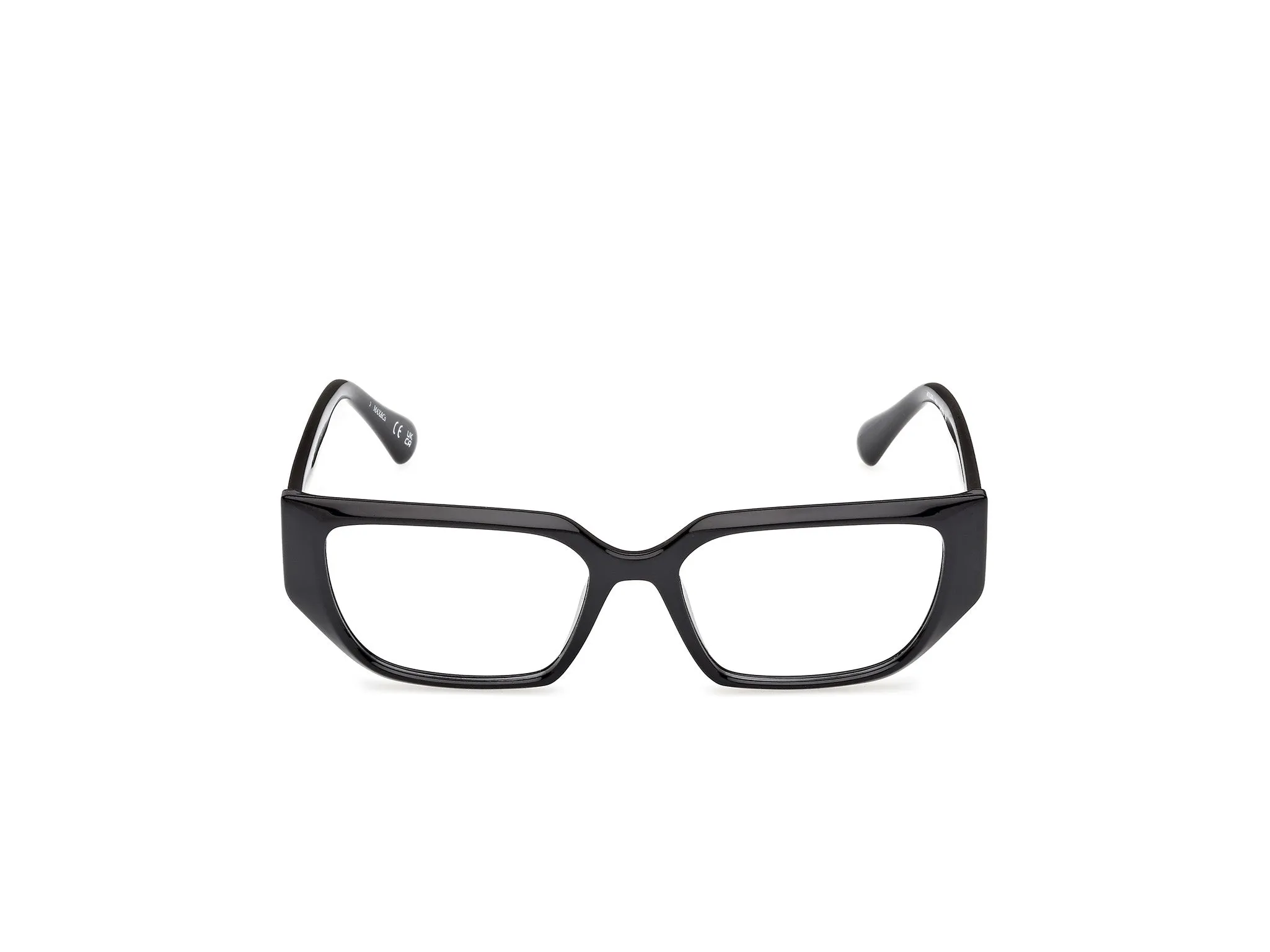 MAX&Co MO5207 001 Montature da vista Iniettato Nero Geometrica Normale - immagine 2