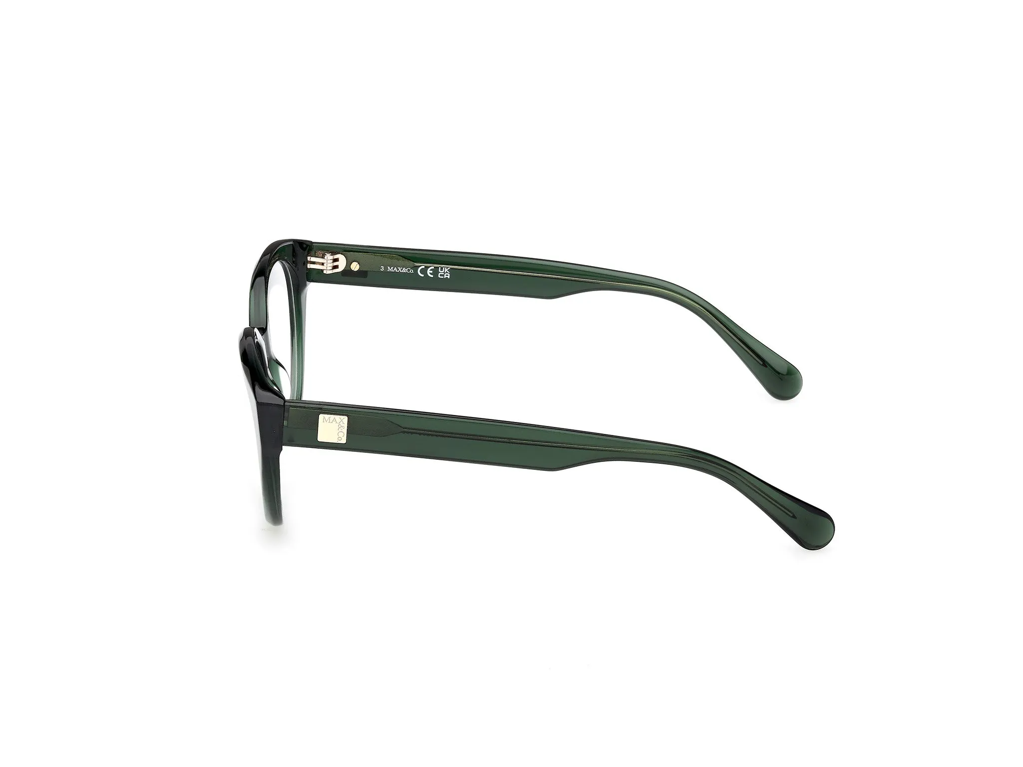 MAX&Co MO5205 096 Montature da vista Acetato Verde Cat Eye Normale - immagine 3