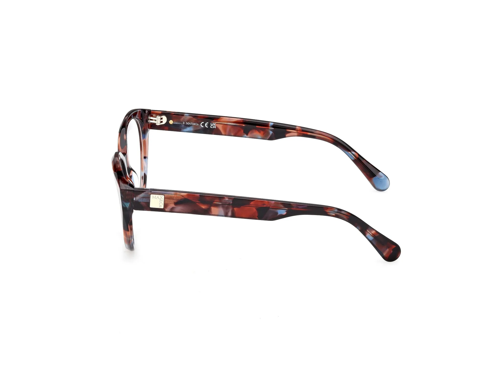 MAX&Co MO5205 054 Montature da vista Acetato Havana Cat Eye Normale - immagine 3