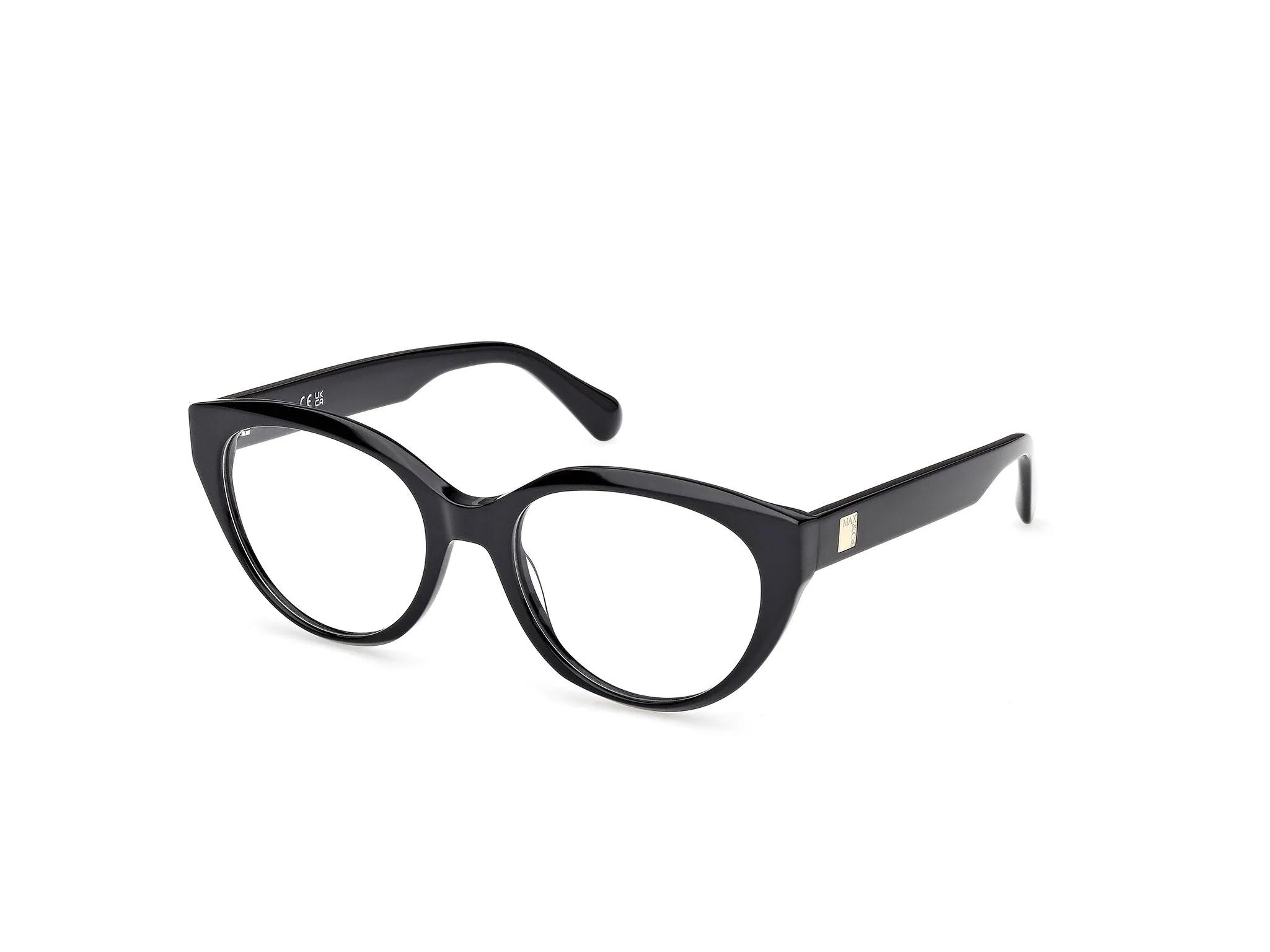 MAX&Co MO5205 001 Montature da vista Acetato Nero Cat Eye Normale - immagine 1