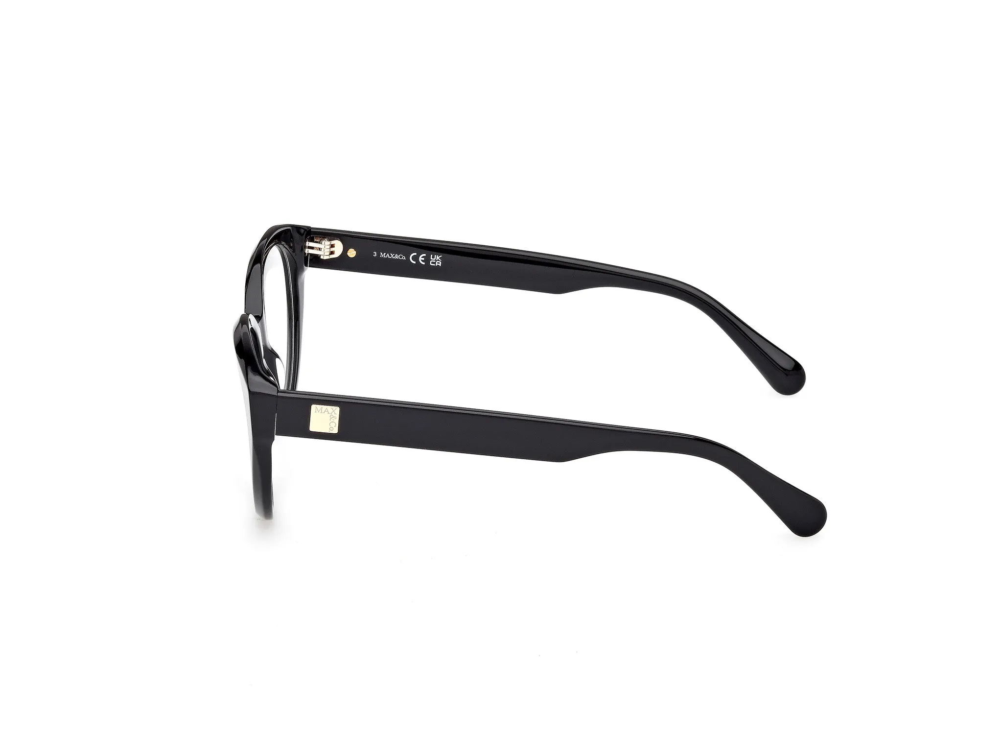 MAX&Co MO5205 001 Montature da vista Acetato Nero Cat Eye Normale - immagine 3