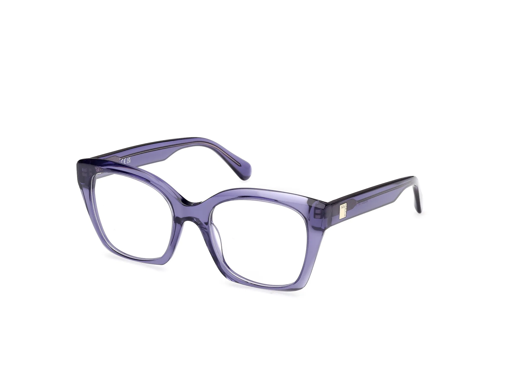 MAX&Co MO5204 081 Montature da vista Acetato Viola Squadrata Normale - immagine 1