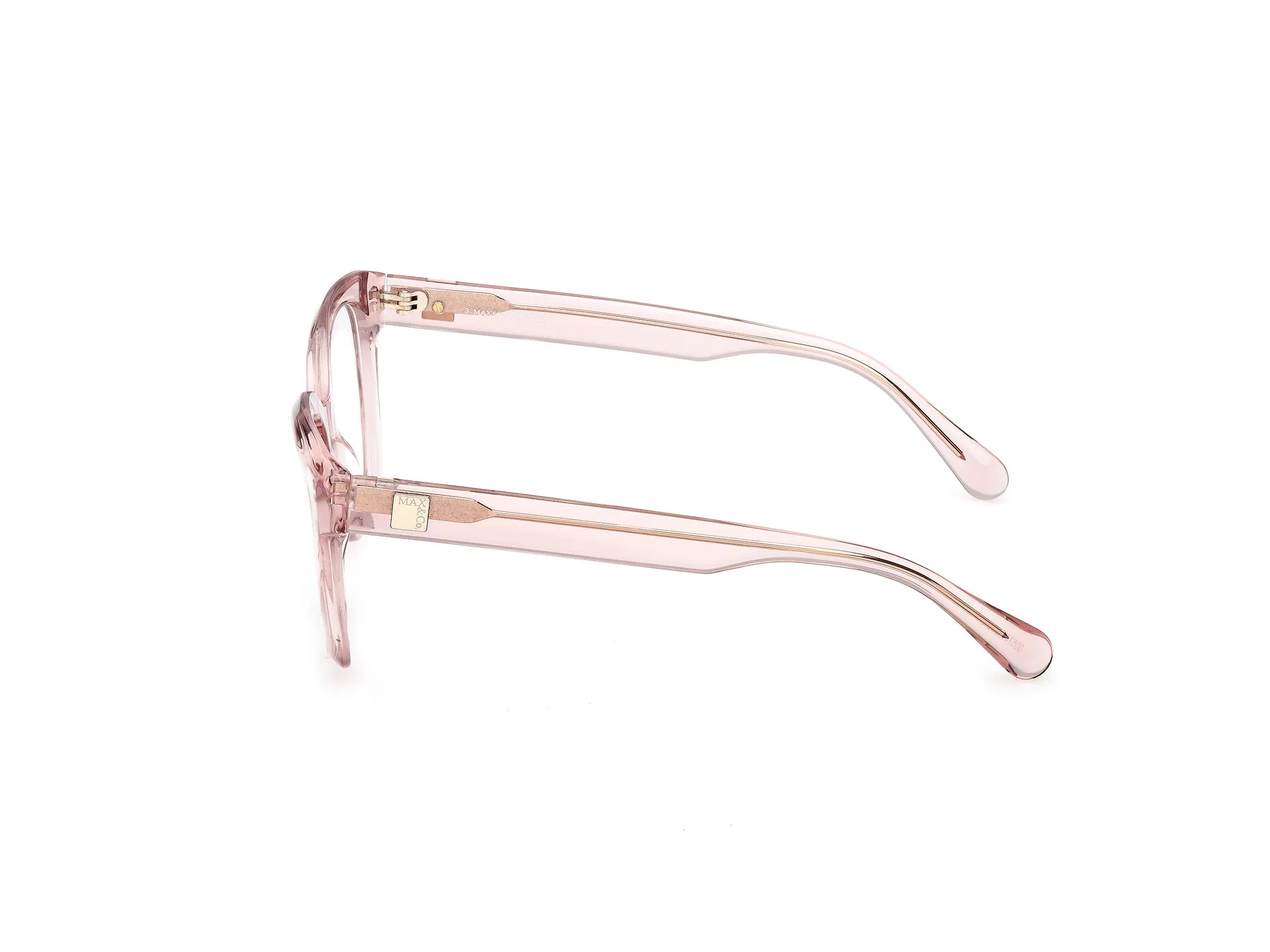 MAX&Co MO5204 072 Montature da vista Acetato Rosa Squadrata Normale - immagine 3