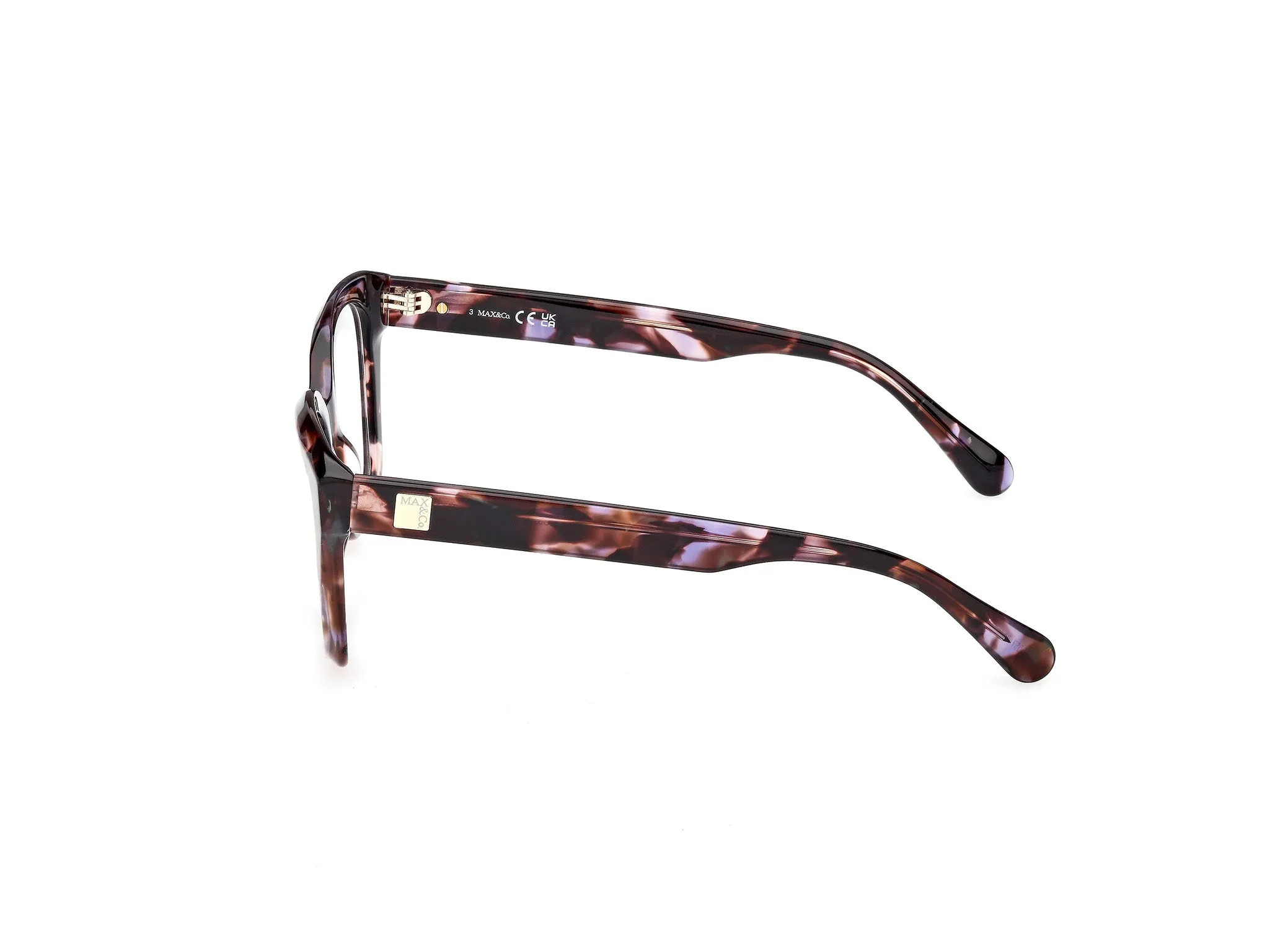 MAX&Co MO5204 055 Montature da vista Acetato Havana Squadrata Normale - immagine 3