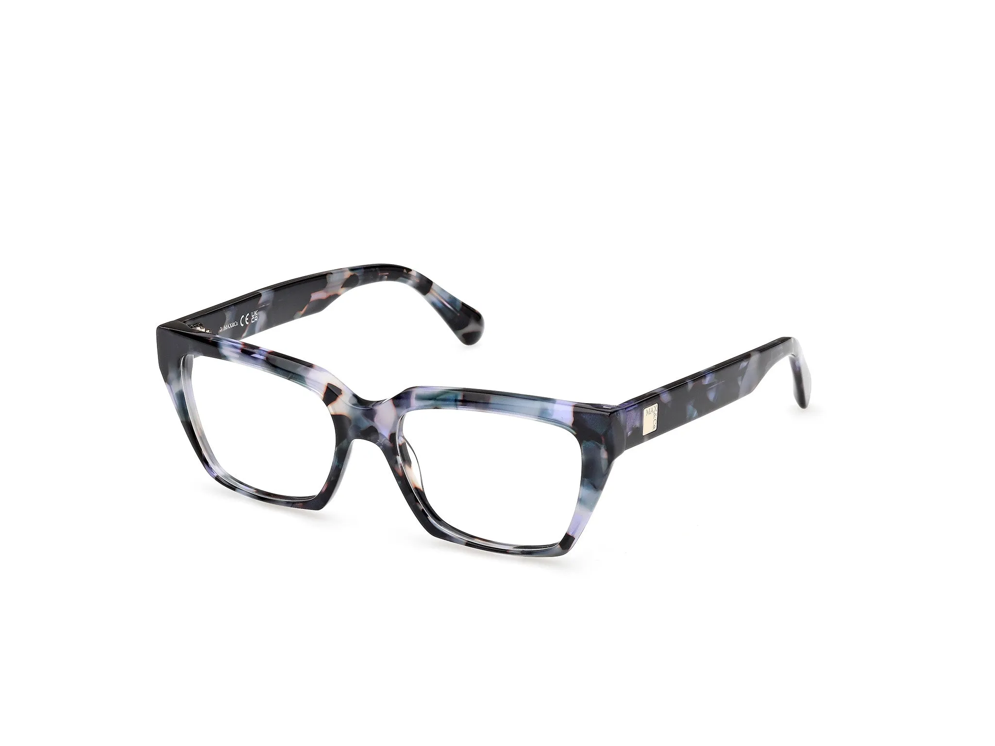 MAX&Co MO5203 055 Montature da vista Acetato Havana Squadrata Normale - immagine 1