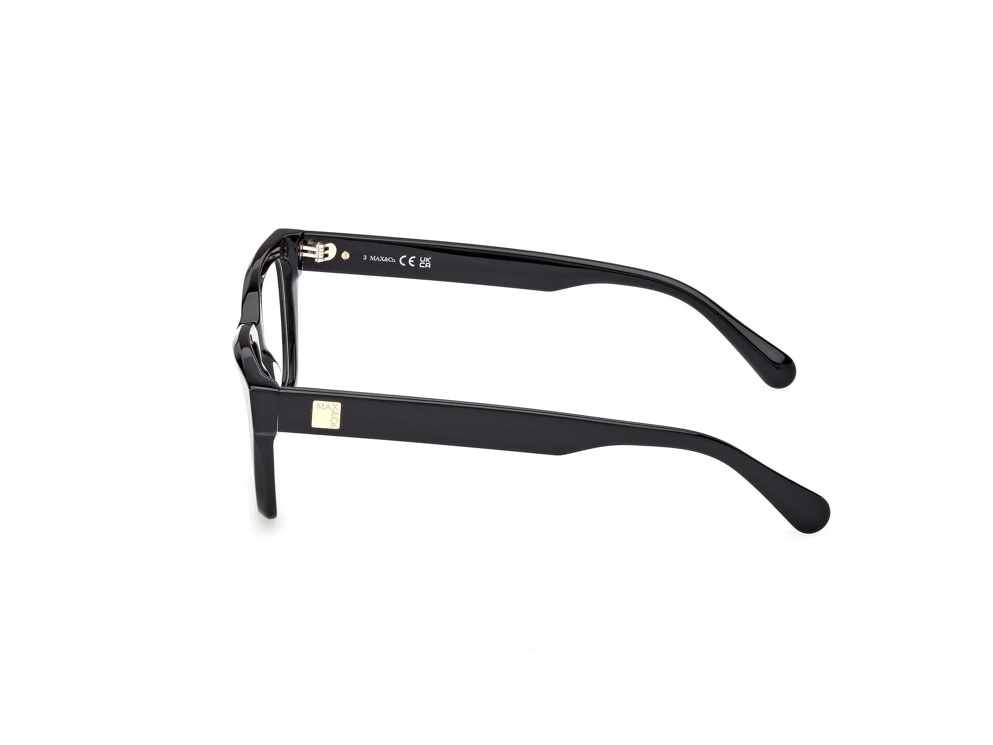 MAX&Co MO5203 001 Montature da vista Acetato Nero Squadrata Normale - immagine 3