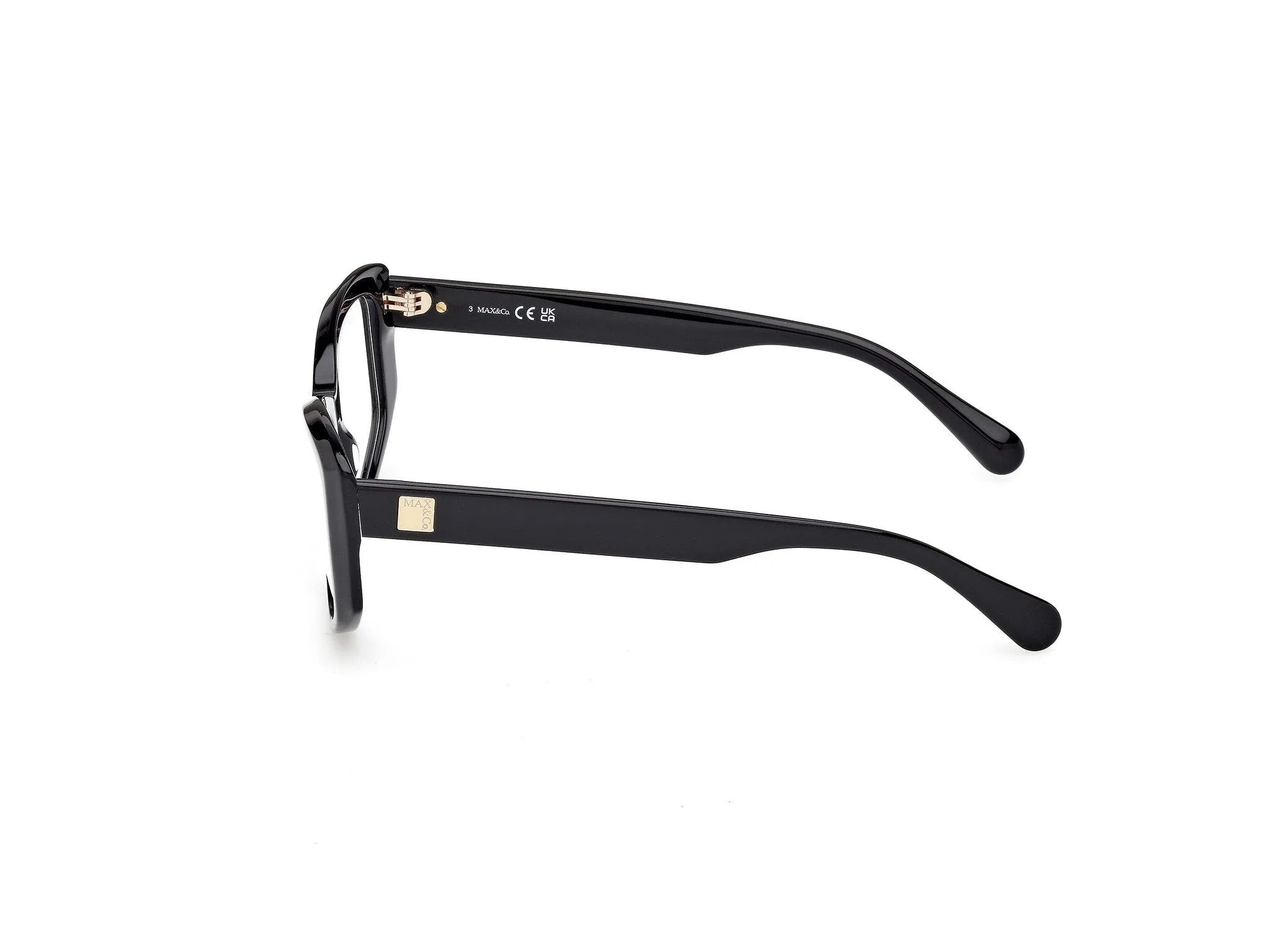 MAX&Co MO5202 001 Montature da vista Acetato Nero Geometrica Normale - immagine 3
