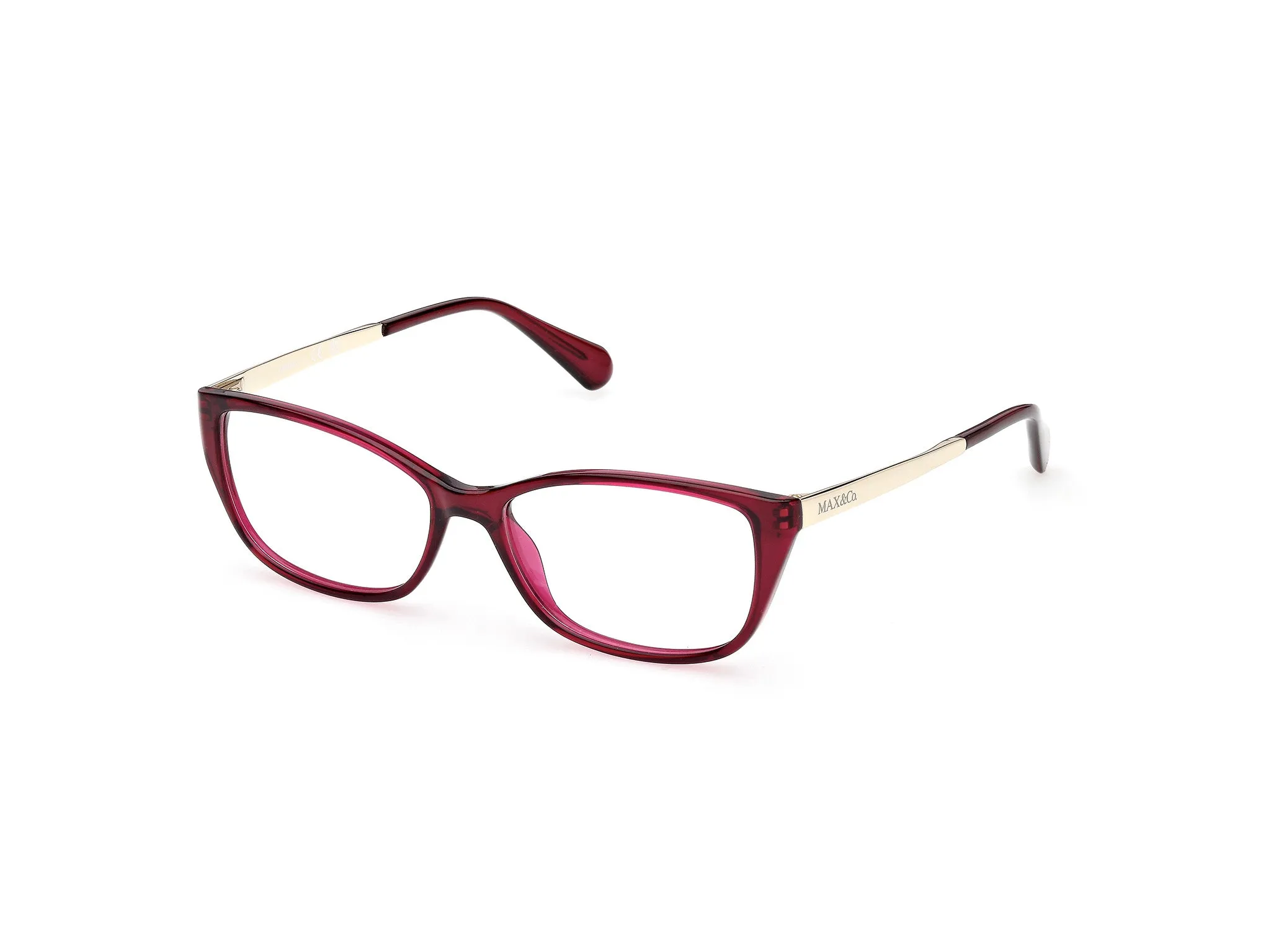 MAX&Co MO5201 069 Montature da vista Iniettato Bordeaux Squadrata Normale - immagine 1