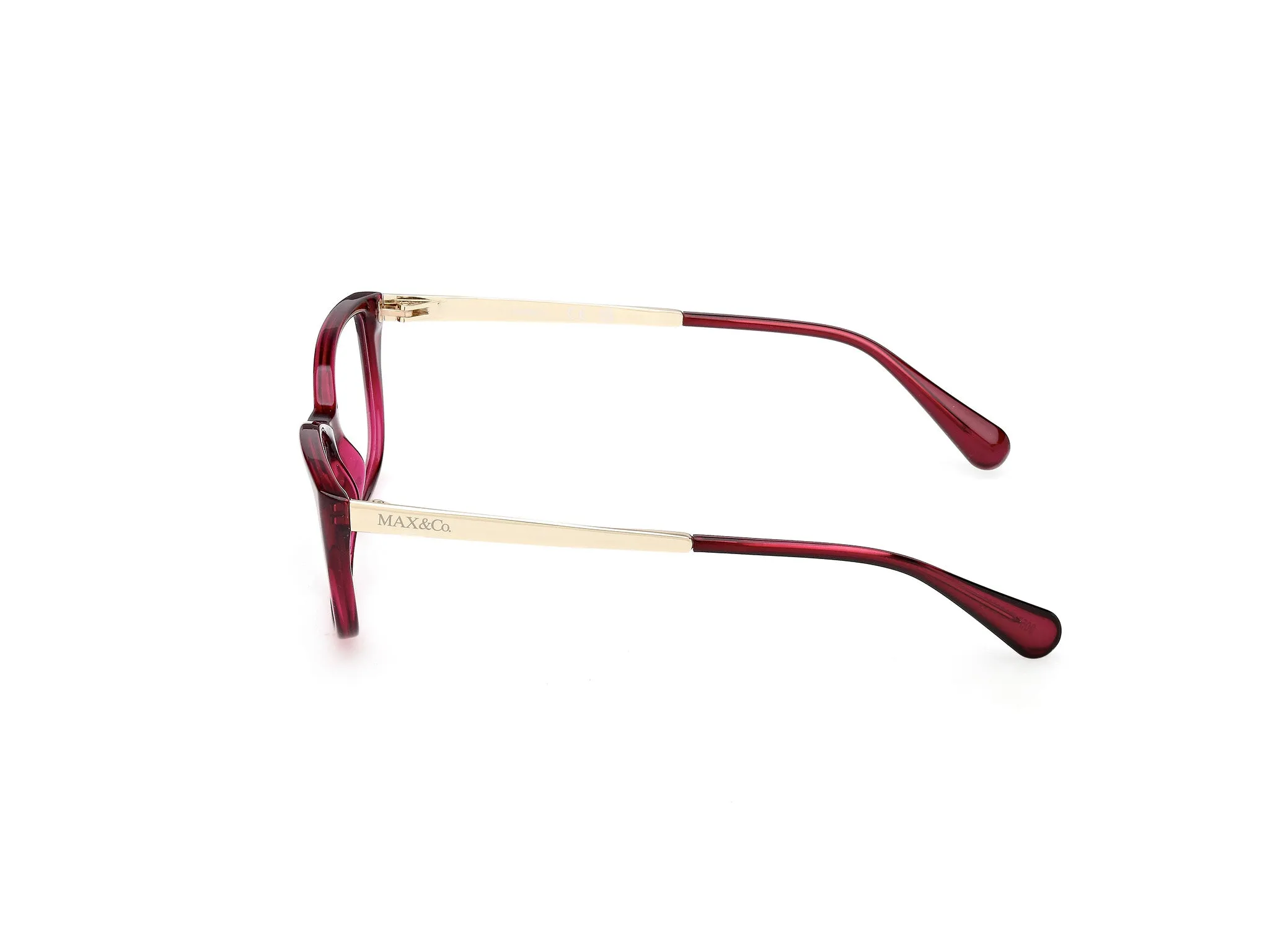 MAX&Co MO5201 069 Montature da vista Iniettato Bordeaux Squadrata Normale - immagine 3