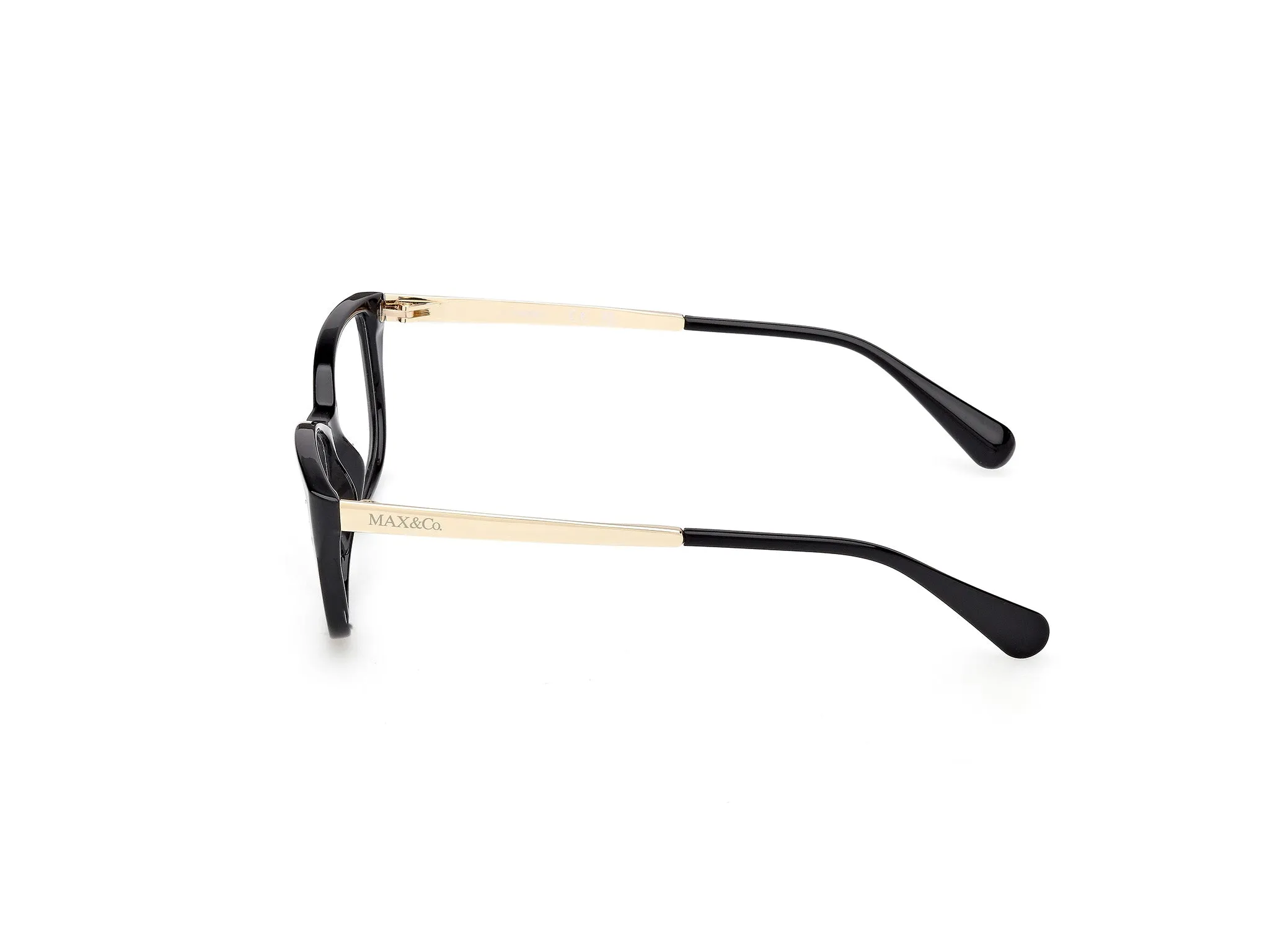 MAX&Co MO5201 001 Montature da vista Iniettato Nero Squadrata Normale - immagine 3