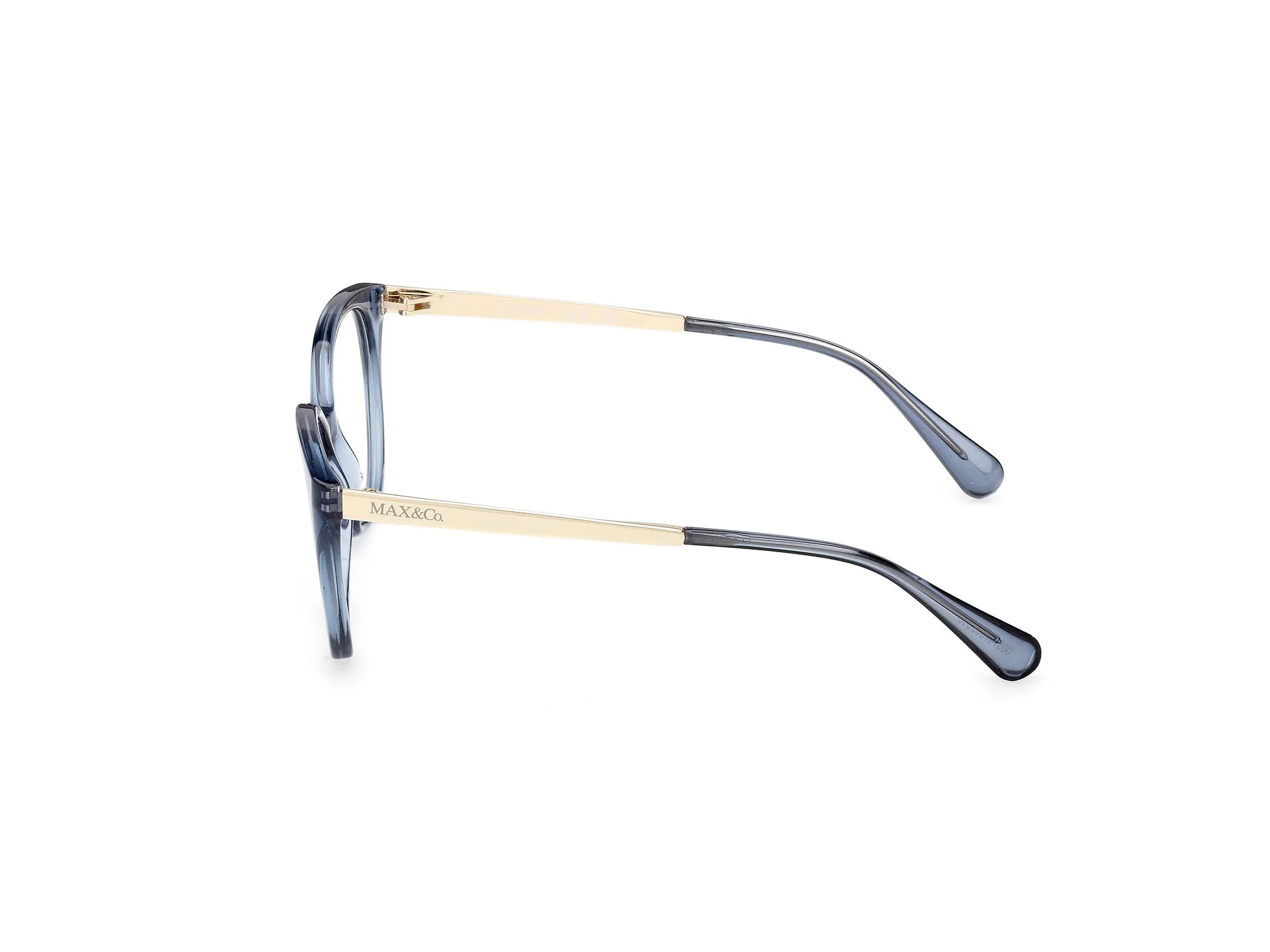 MAX&Co MO5200 090 Montature da vista Iniettato Blu Rotonda Normale - immagine 3
