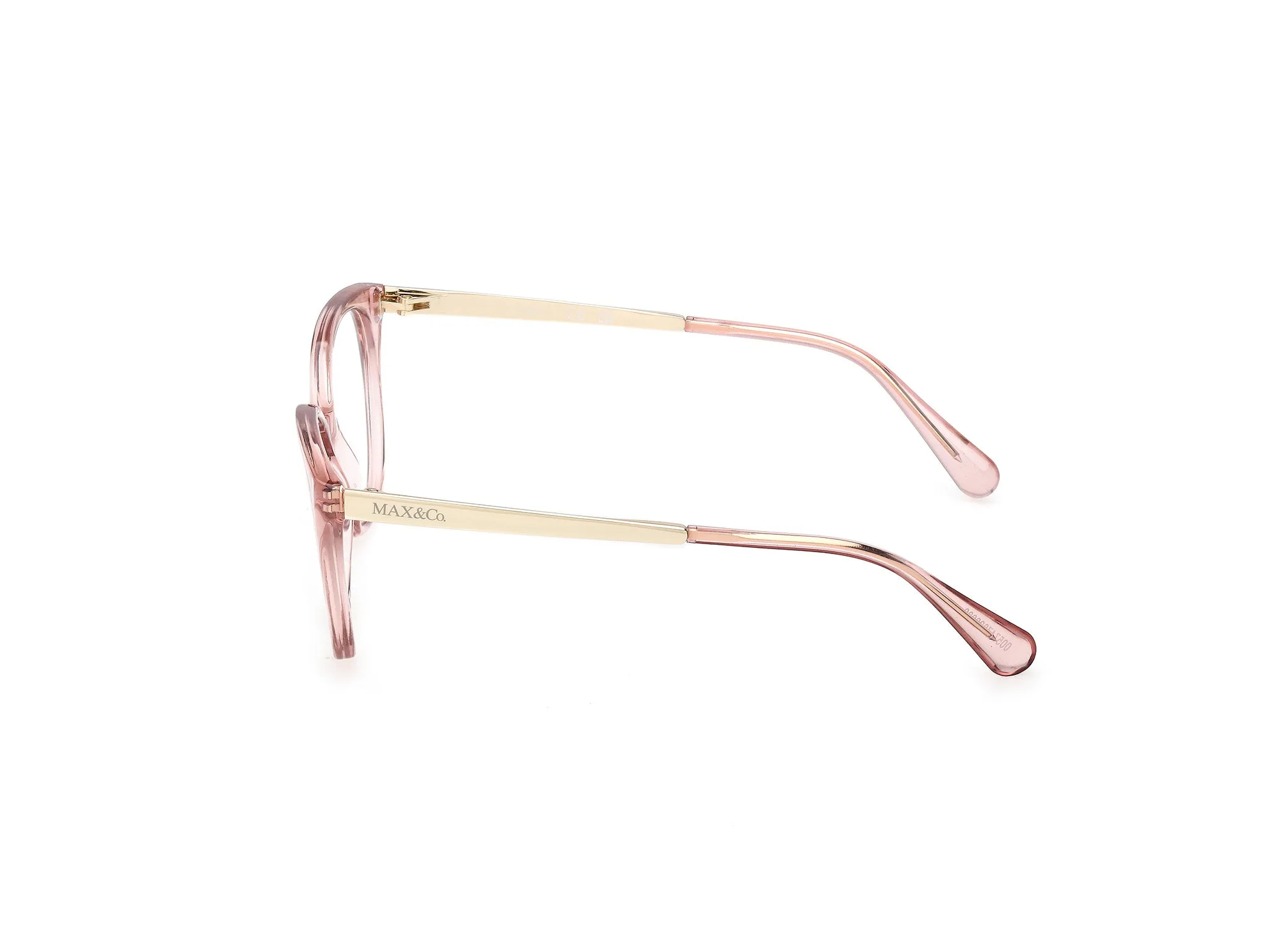 MAX&Co MO5200 072 Montature da vista Iniettato Rosa Rotonda Normale - immagine 3