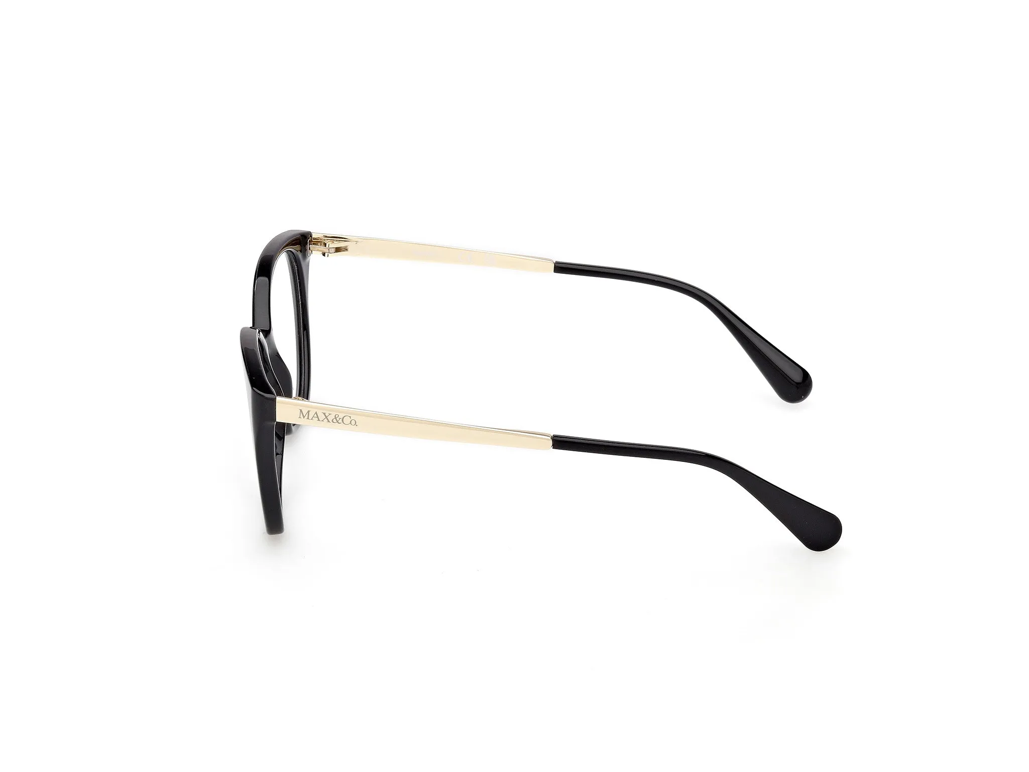MAX&Co MO5200 001 Montature da vista Iniettato Nero Rotonda Normale - immagine 3