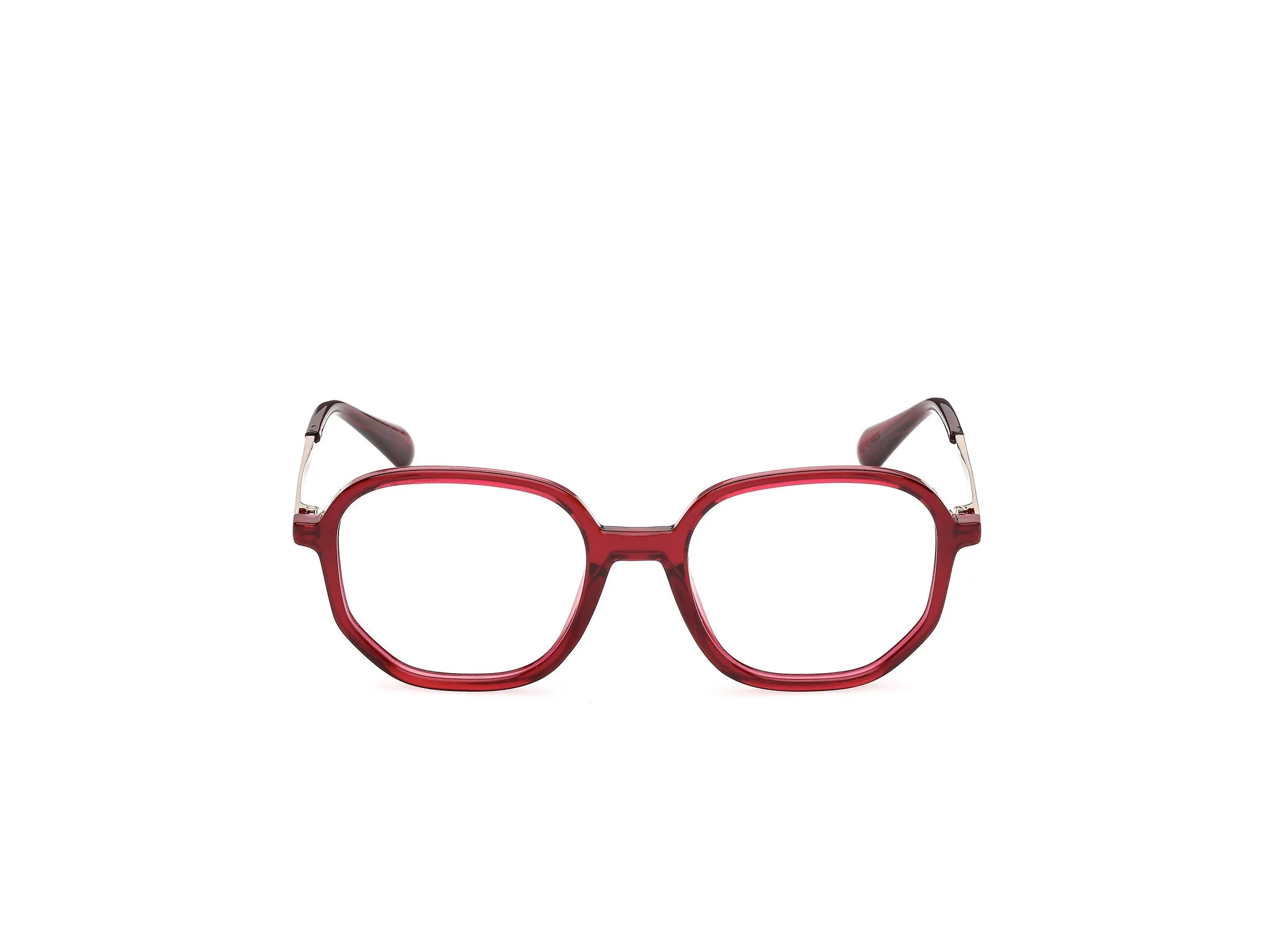 MAX&Co MO5199 069 Montature da vista Iniettato Bordeaux Geometrica Normale - immagine 2