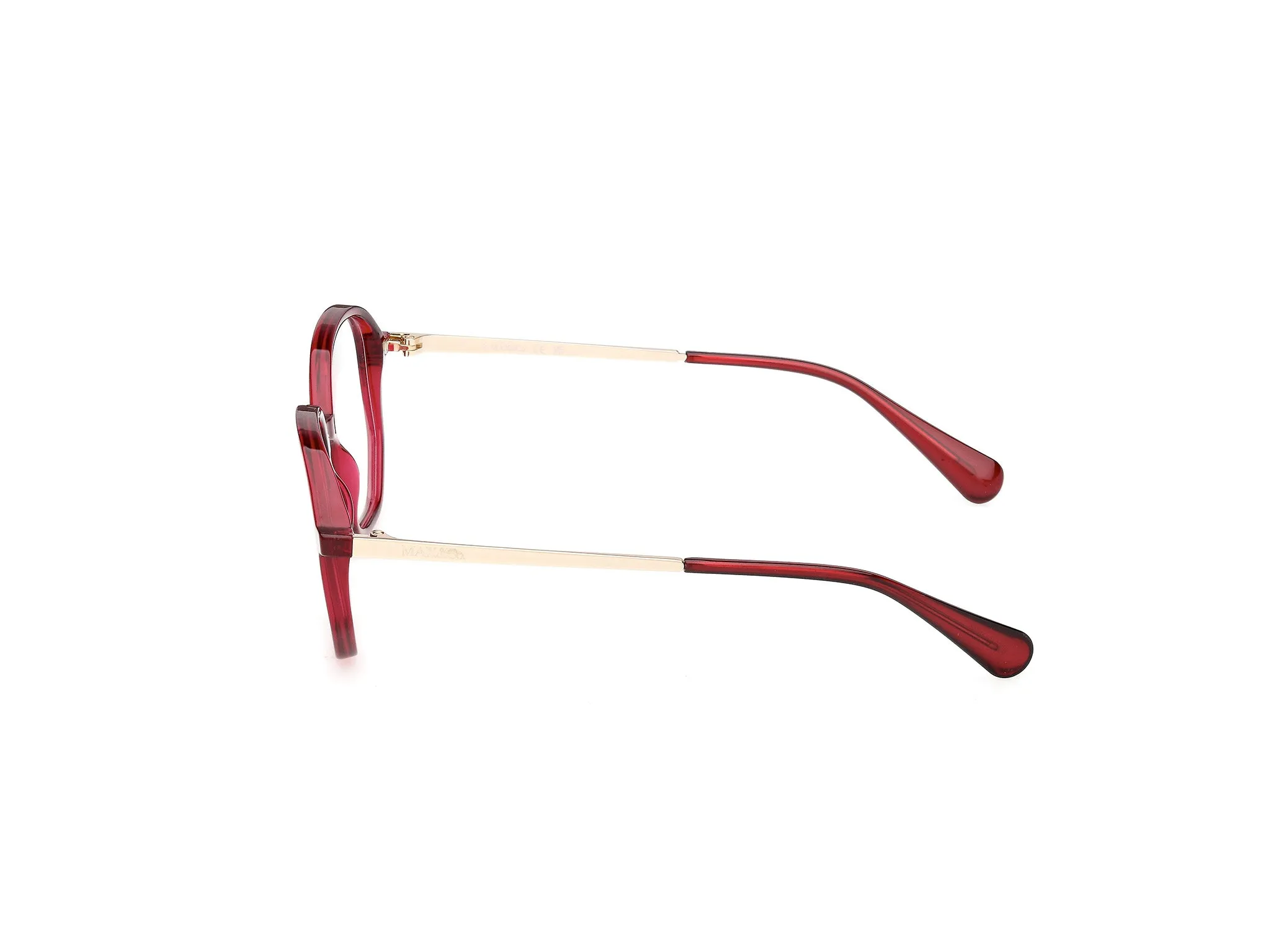 MAX&Co MO5199 069 Montature da vista Iniettato Bordeaux Geometrica Normale - immagine 3