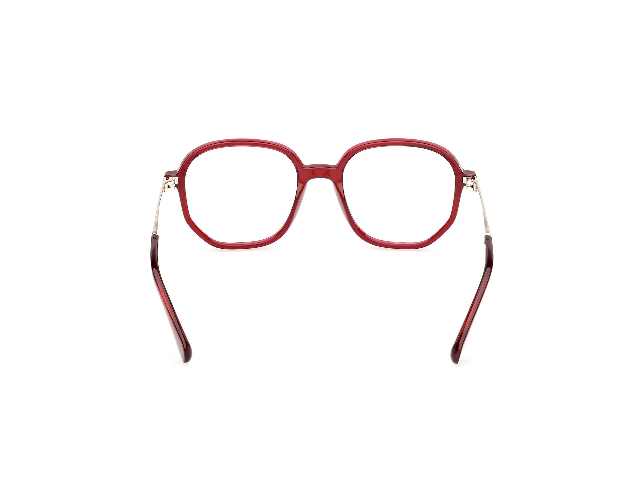 MAX&Co MO5199 069 Montature da vista Iniettato Bordeaux Geometrica Normale - immagine 4
