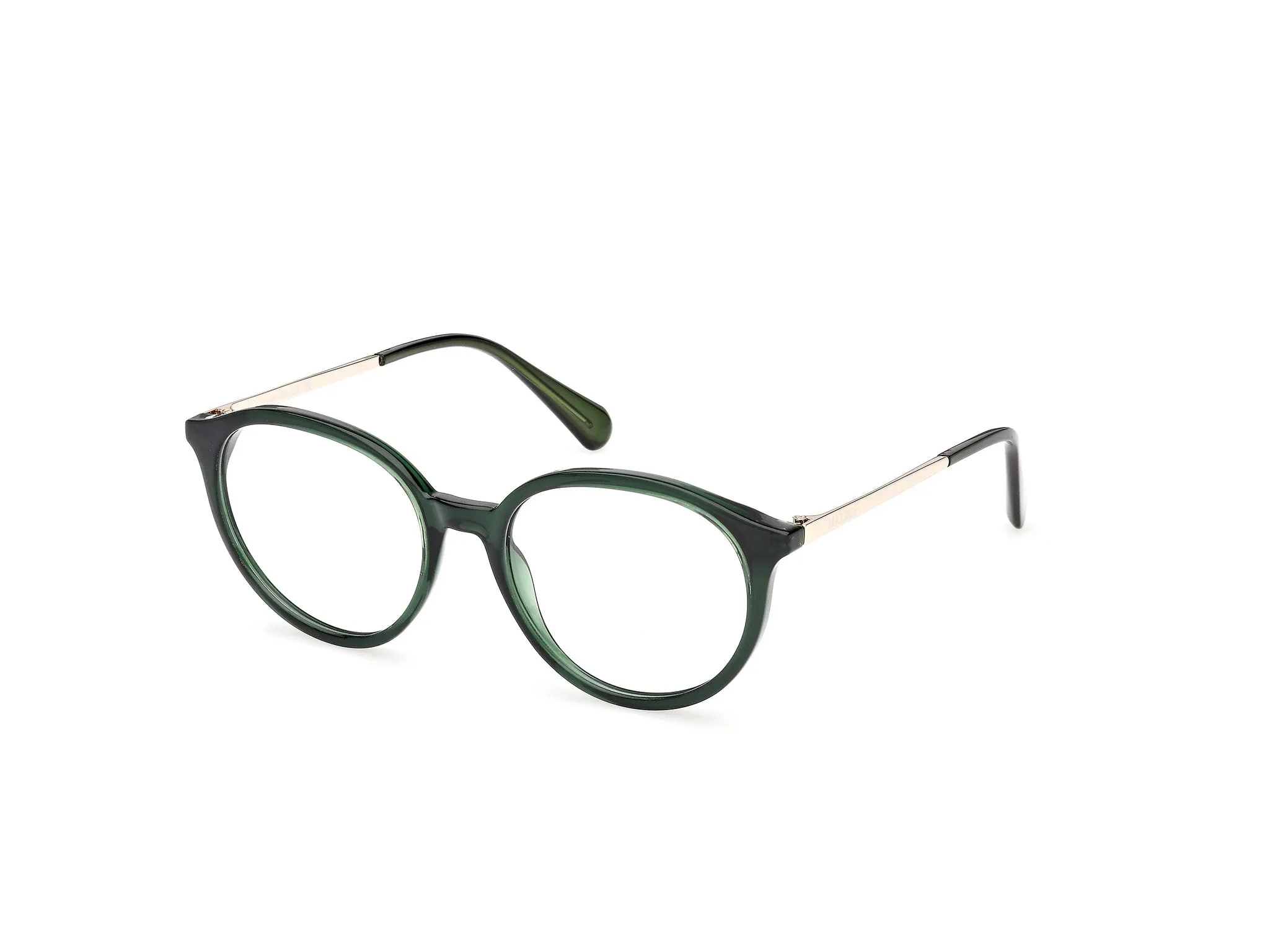 MAX&Co MO5198 096 Montature da vista Iniettato Verde Rotonda Normale - immagine 1