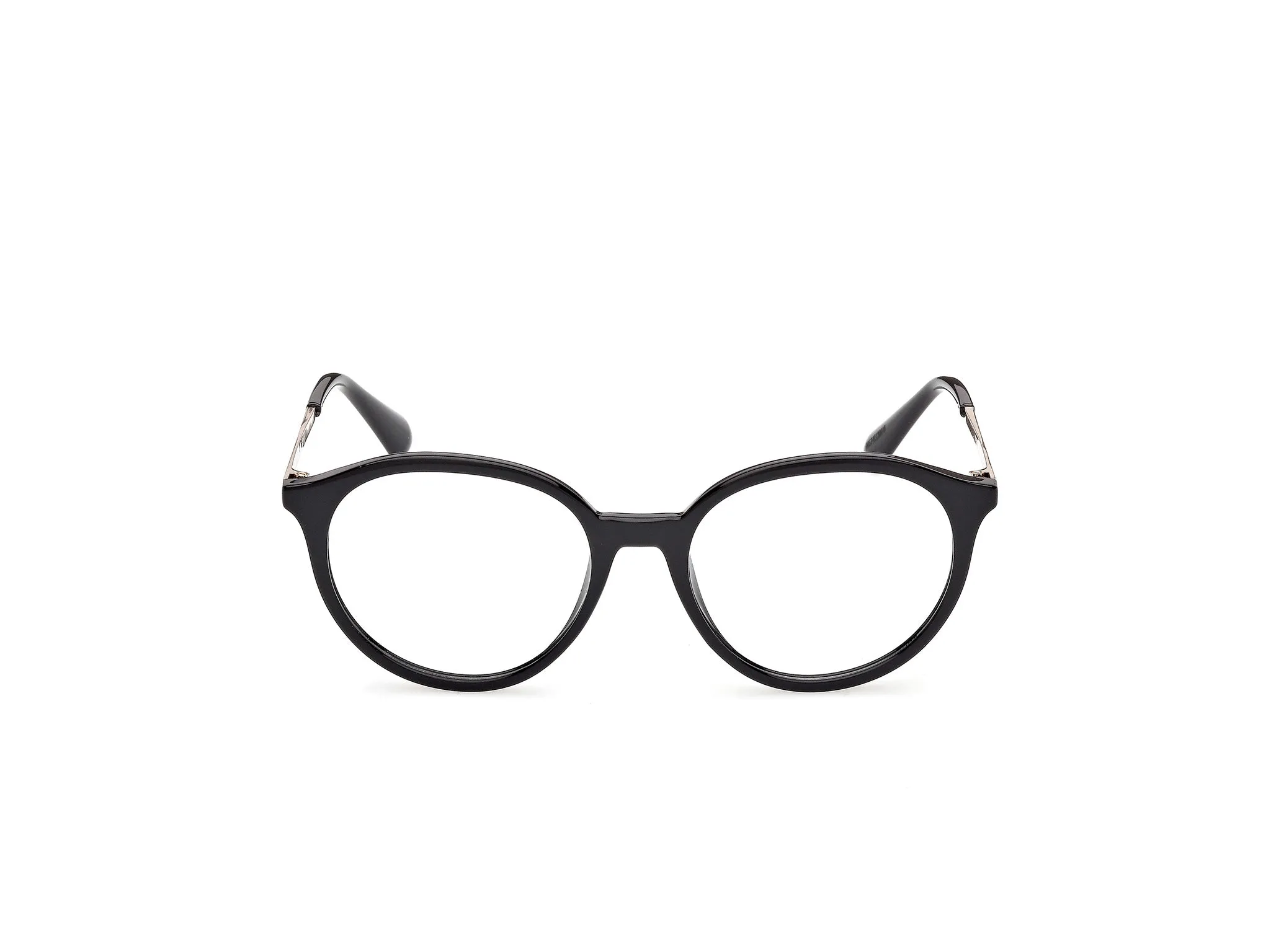 MAX&Co MO5198 001 Montature da vista Iniettato Nero Rotonda Normale - immagine 2
