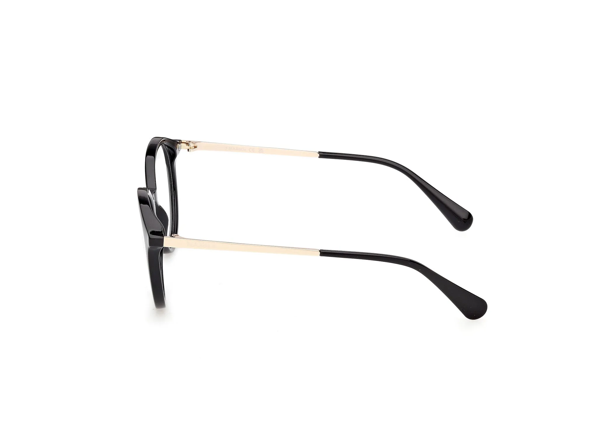 MAX&Co MO5198 001 Montature da vista Iniettato Nero Rotonda Normale - immagine 3