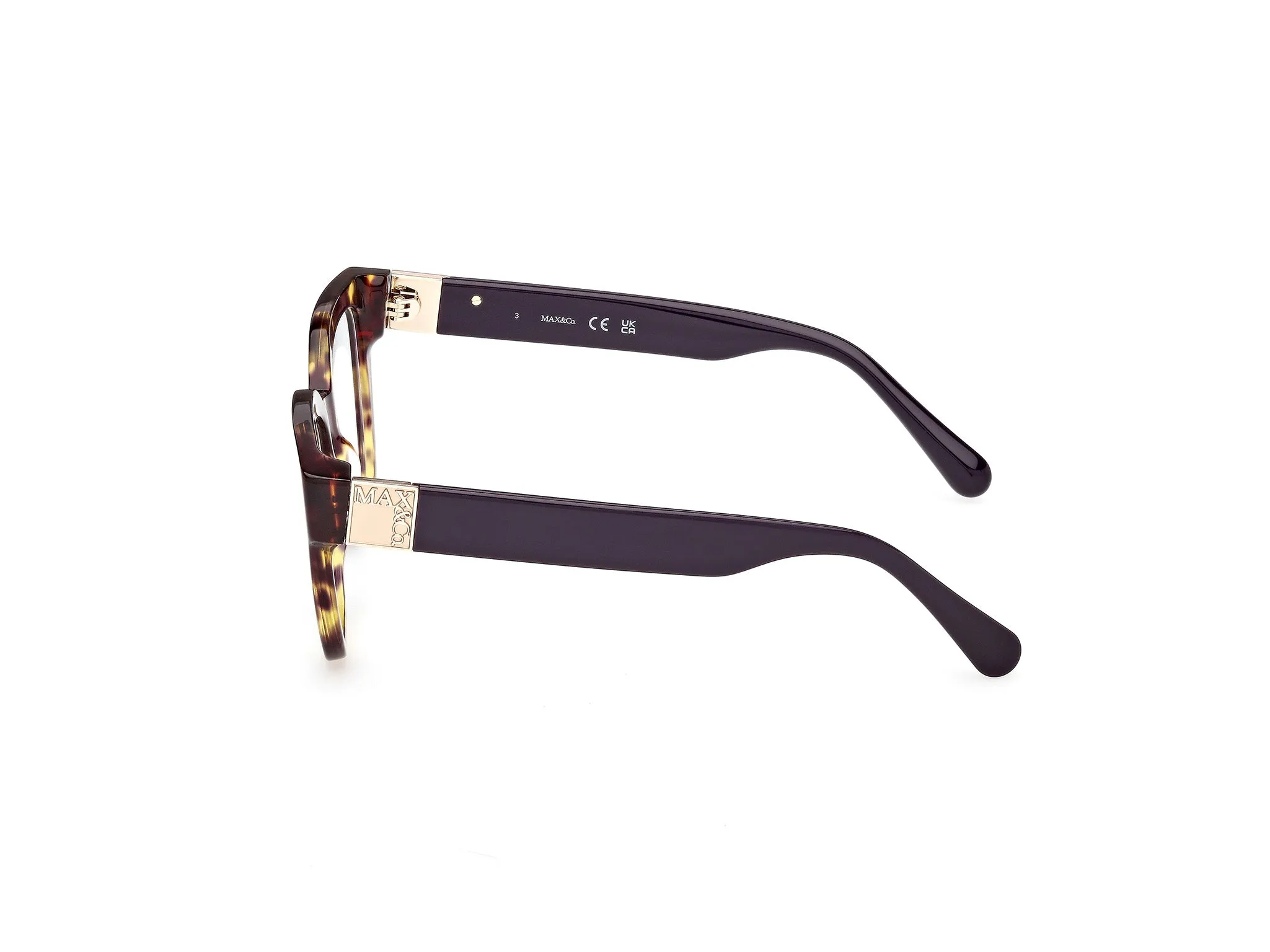 MAX&Co MO5193 056 Montature da vista Acetato Havana Squadrata Normale - immagine 3