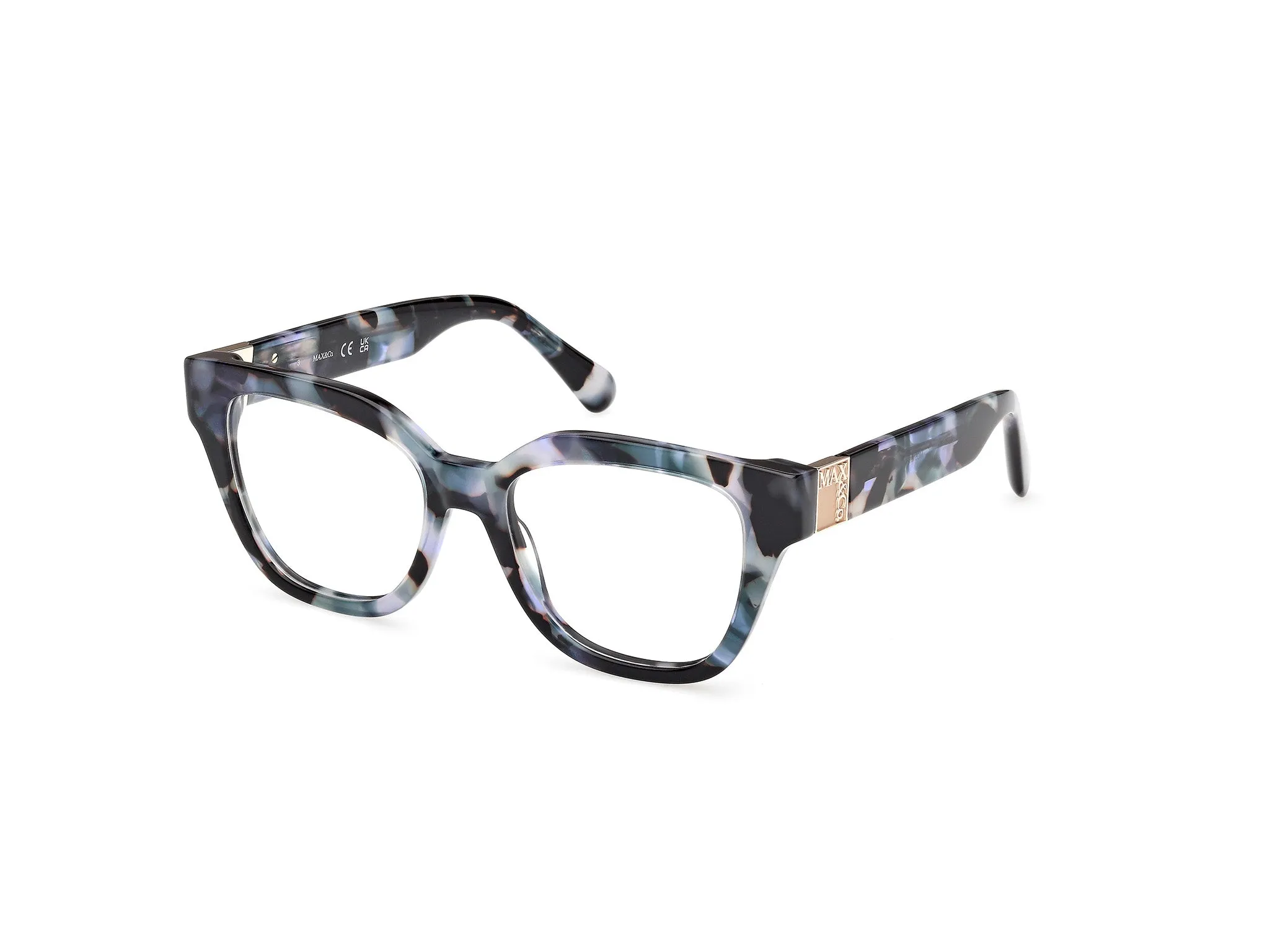 MAX&Co MO5193 055 Montature da vista Acetato Havana Squadrata Normale - immagine 1