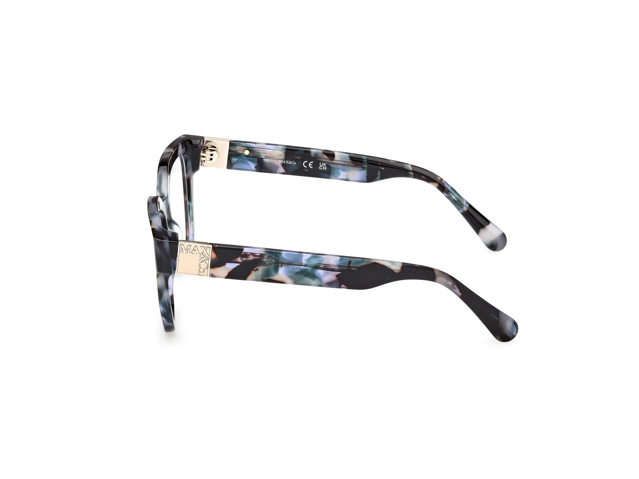 MAX&Co MO5193 055 Montature da vista Acetato Havana Squadrata Normale - immagine 3