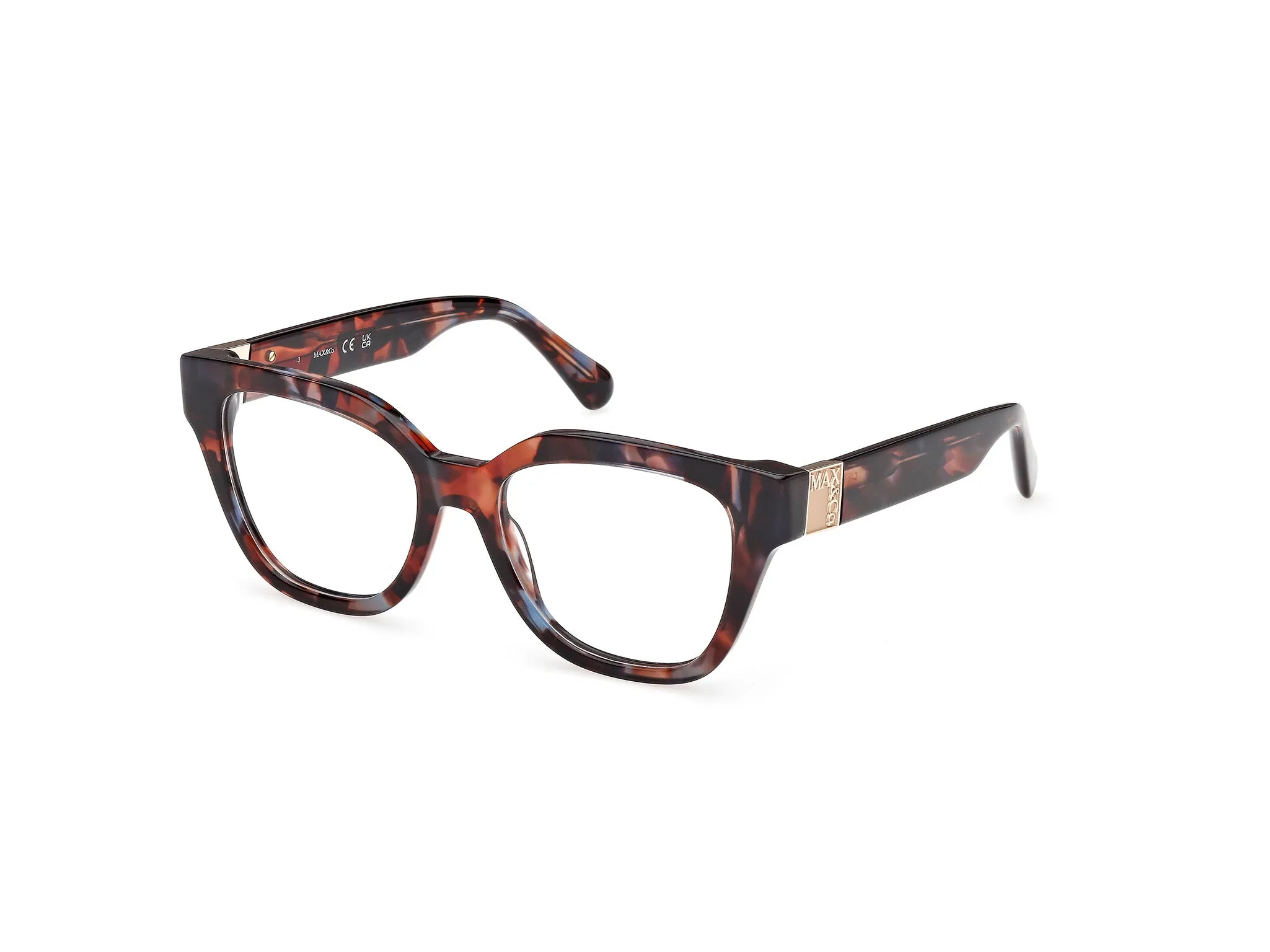 MAX&Co MO5193 054 Montature da vista Acetato Havana Squadrata Normale - immagine 1