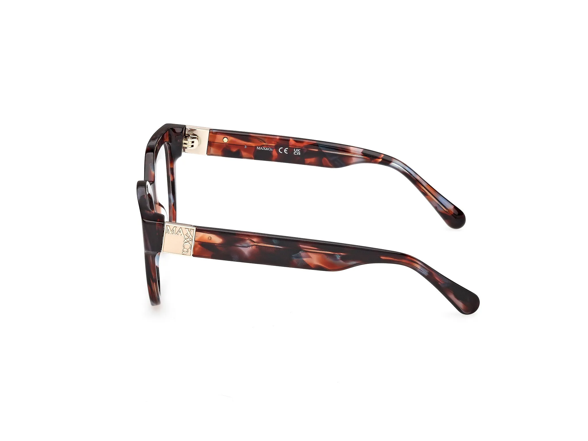 MAX&Co MO5193 054 Montature da vista Acetato Havana Squadrata Normale - immagine 3