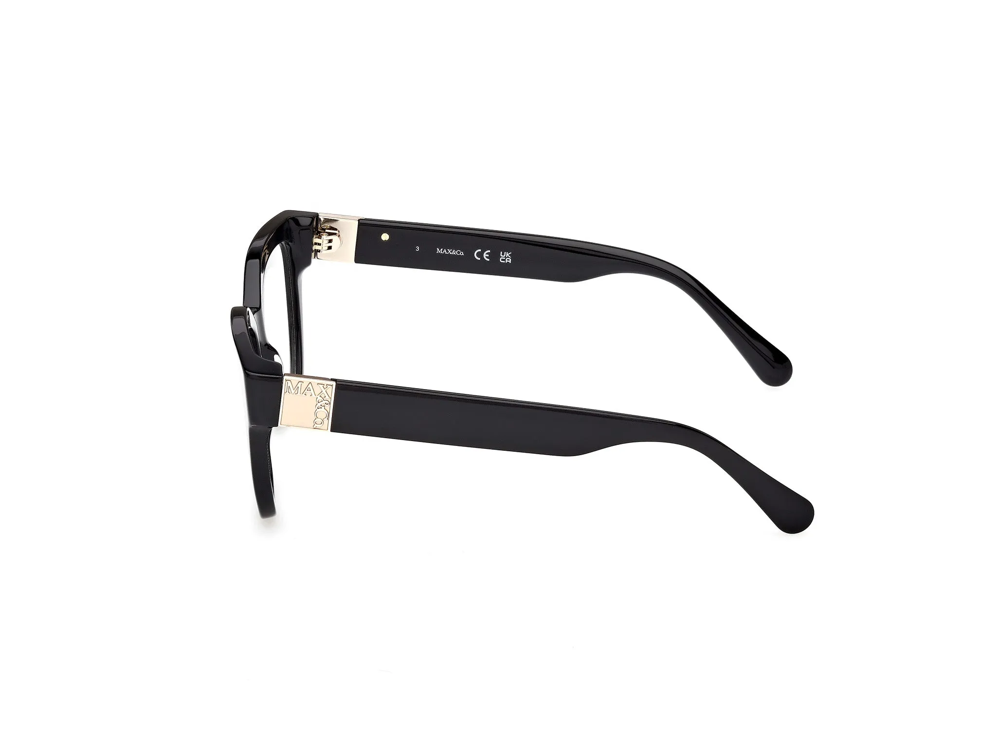 MAX&Co MO5193 001 Montature da vista Acetato Nero Squadrata Normale - immagine 3