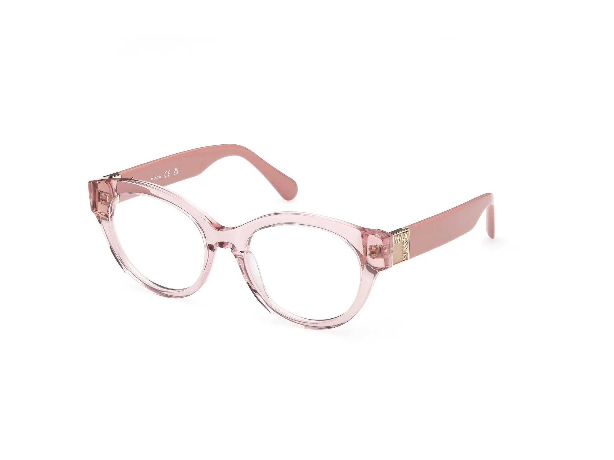 MAX&Co MO5192 072 Montature da vista Acetato Rosa Rotonda Normale - immagine 1