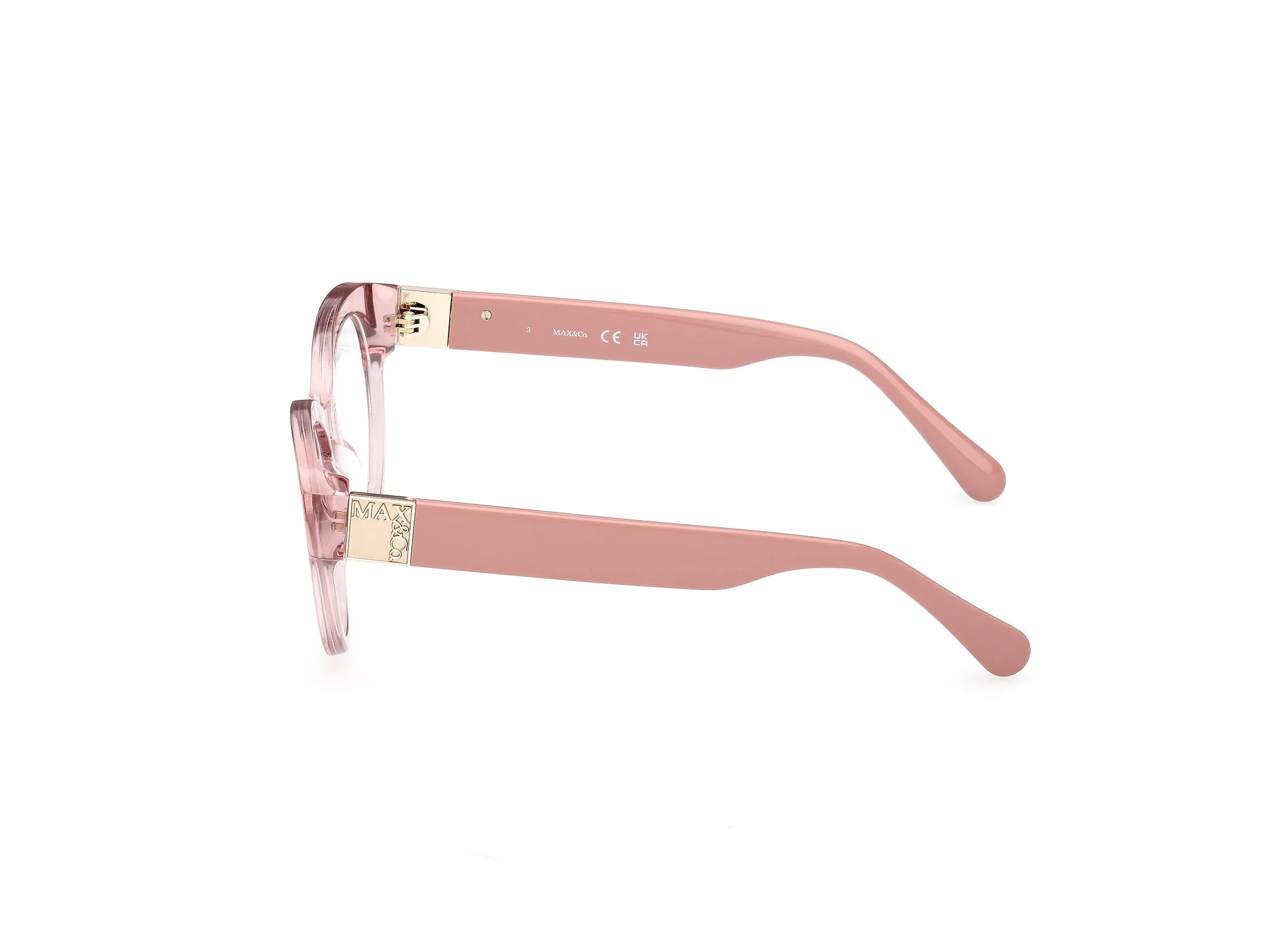MAX&Co MO5192 072 Montature da vista Acetato Rosa Rotonda Normale - immagine 3