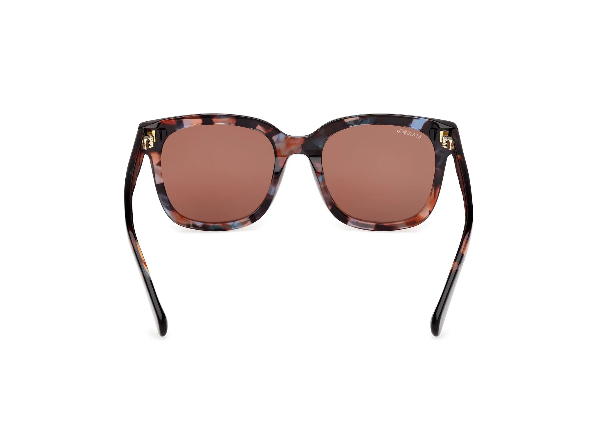 MAX&Co MO0146 54E Occhiali da sole Acetato Havana Marrone Squadrata Normale - immagine 4