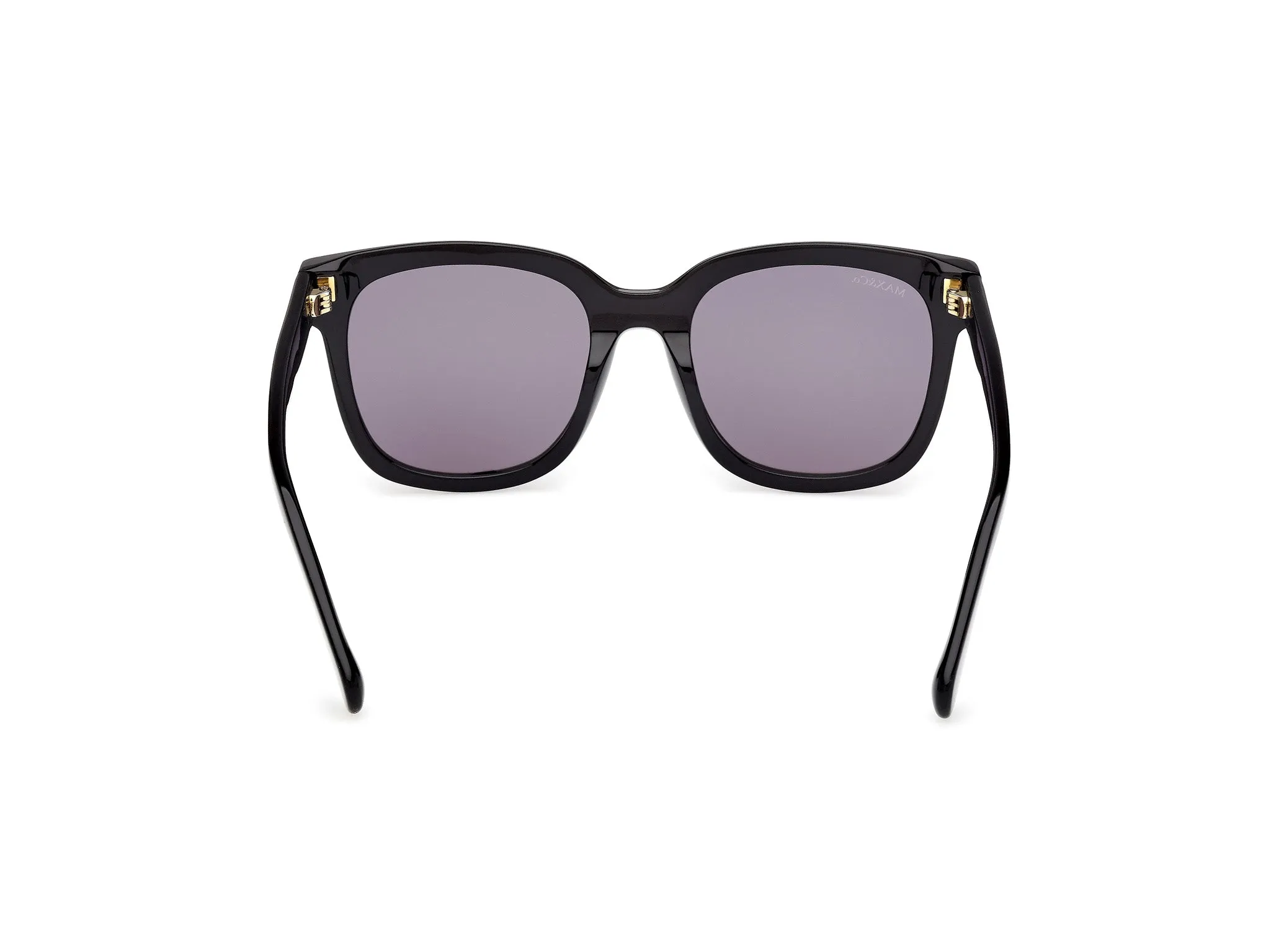 MAX&Co MO0146 01A Occhiali da sole Acetato Nero Fumo Squadrata Normale - immagine 4