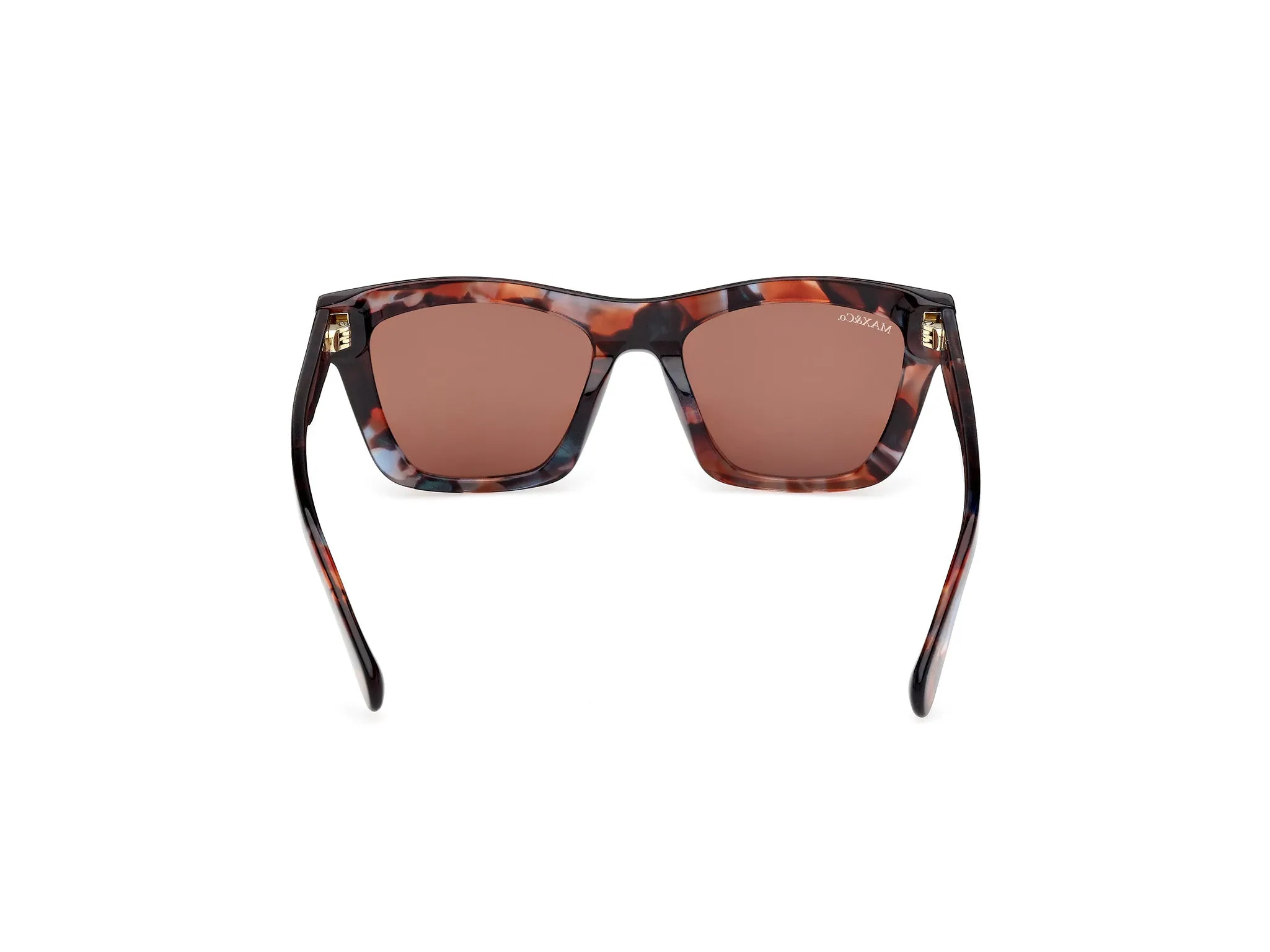 MAX&Co MO0145 54E Occhiali da sole Acetato Havana Marrone Squadrata Normale - immagine 4