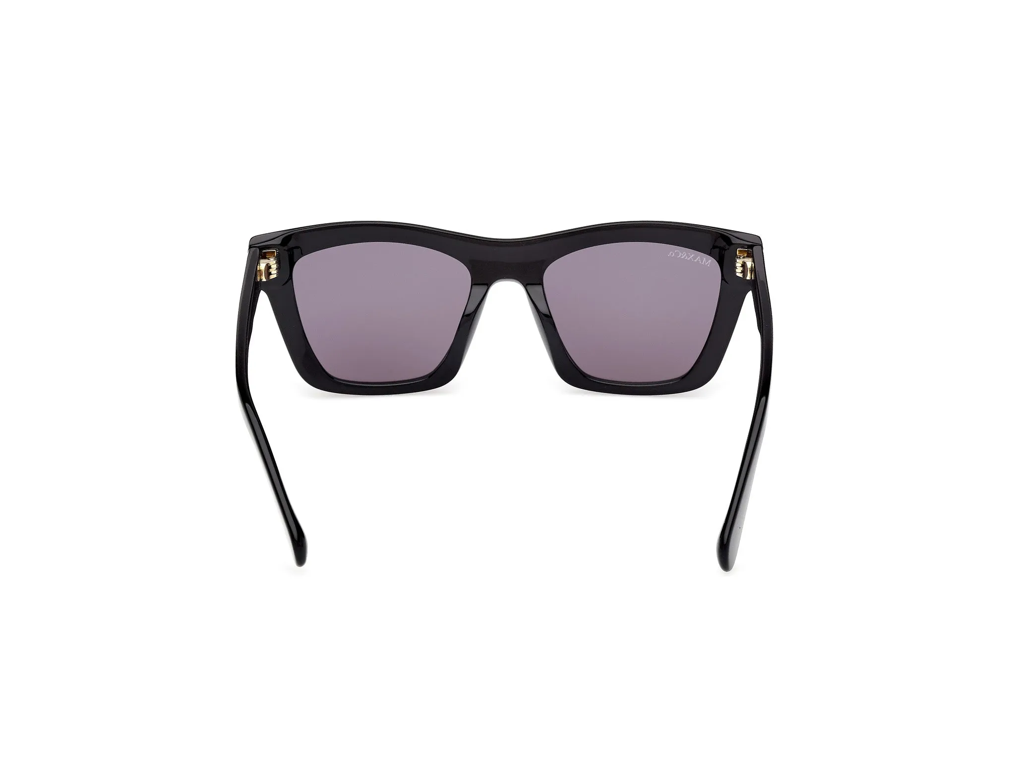 MAX&Co MO0145 01A Occhiali da sole Acetato Nero Fumo Squadrata Normale - immagine 4