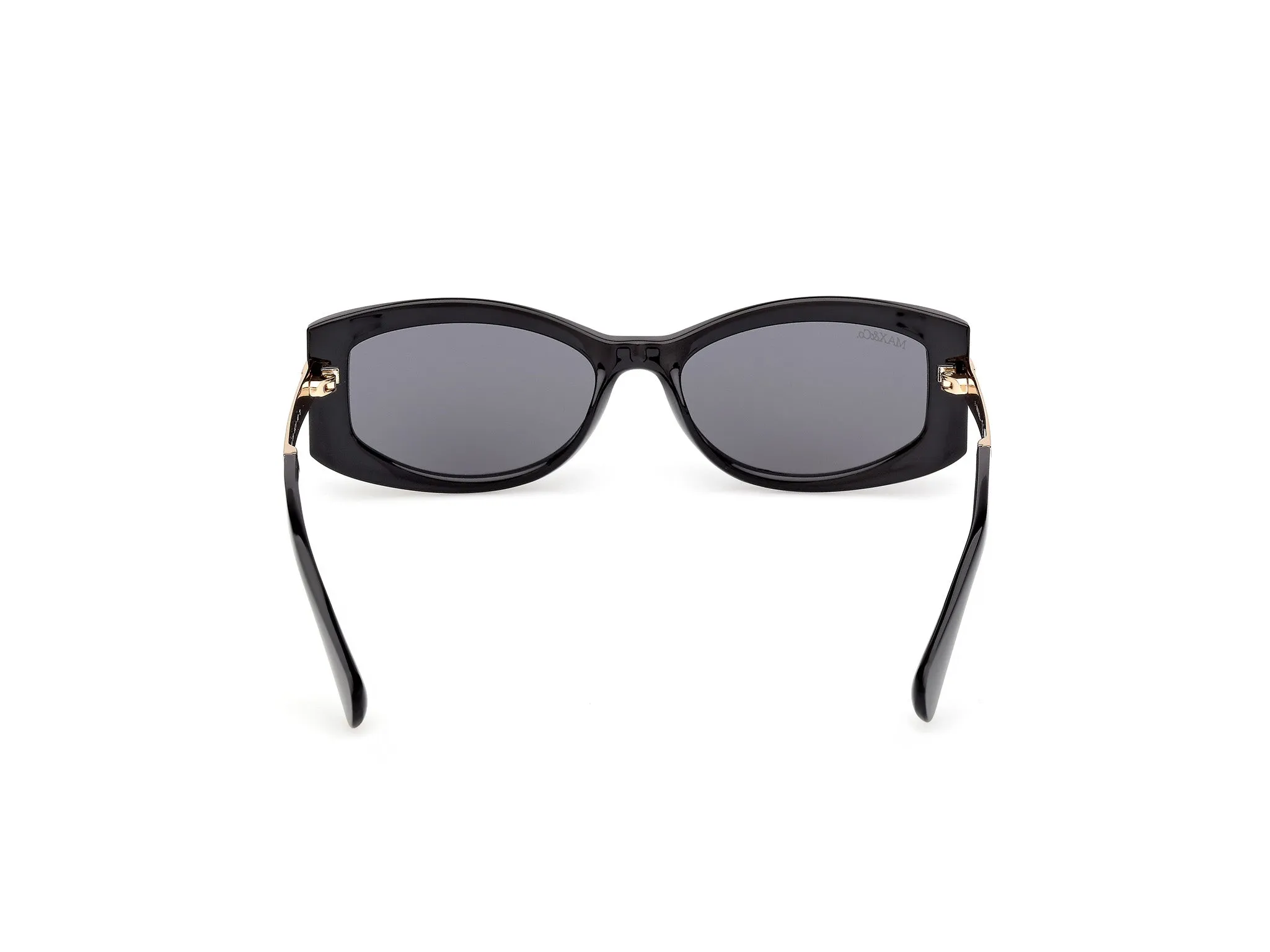 MAX&Co MO0144 01A Occhiali da sole Iniettato Nero Fumo Squadrata Normale - immagine 4