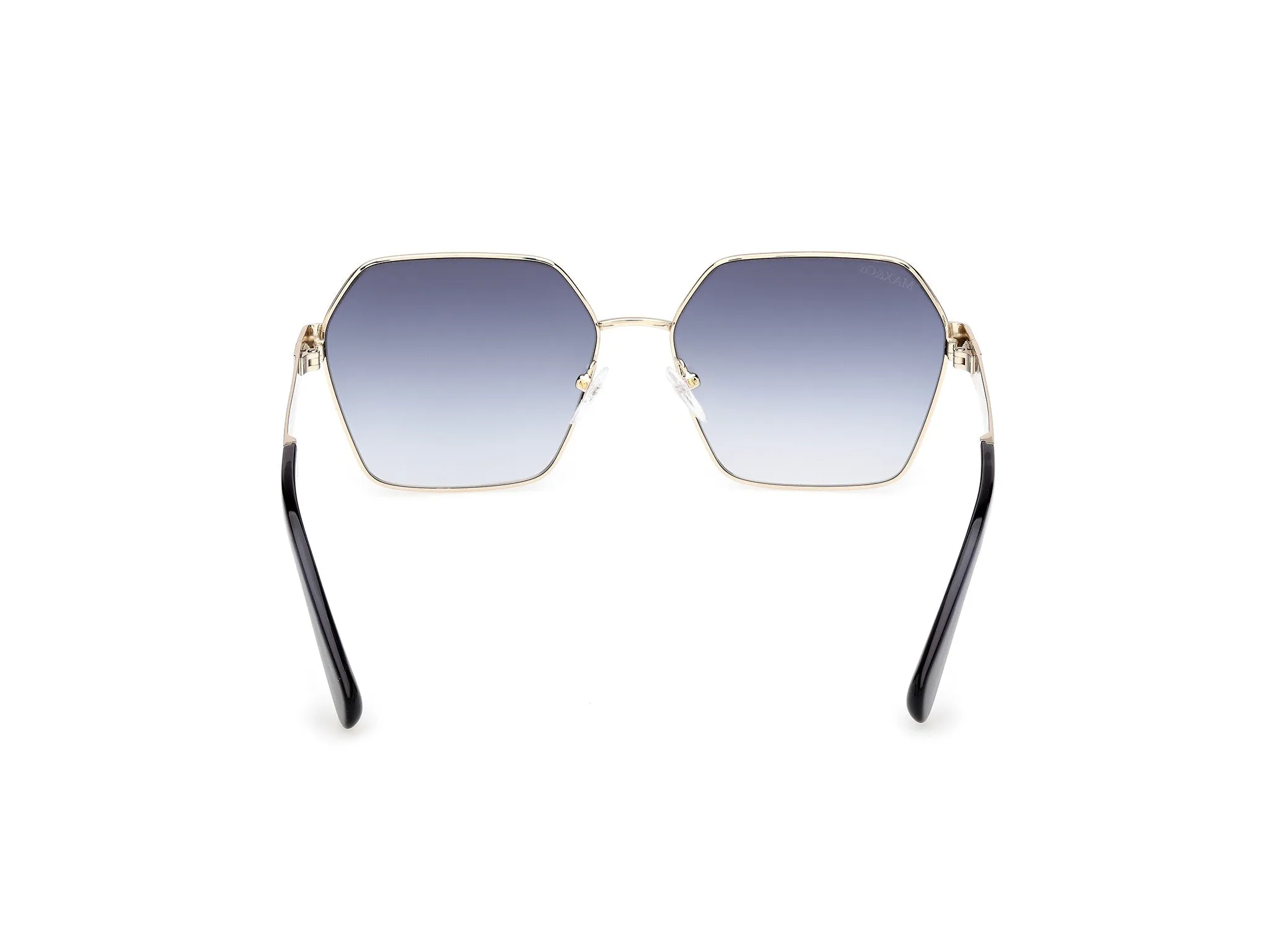 MAX&Co MO0141 32W Occhiali da sole Metallo Oro Blu Geometrica Normale - immagine 4